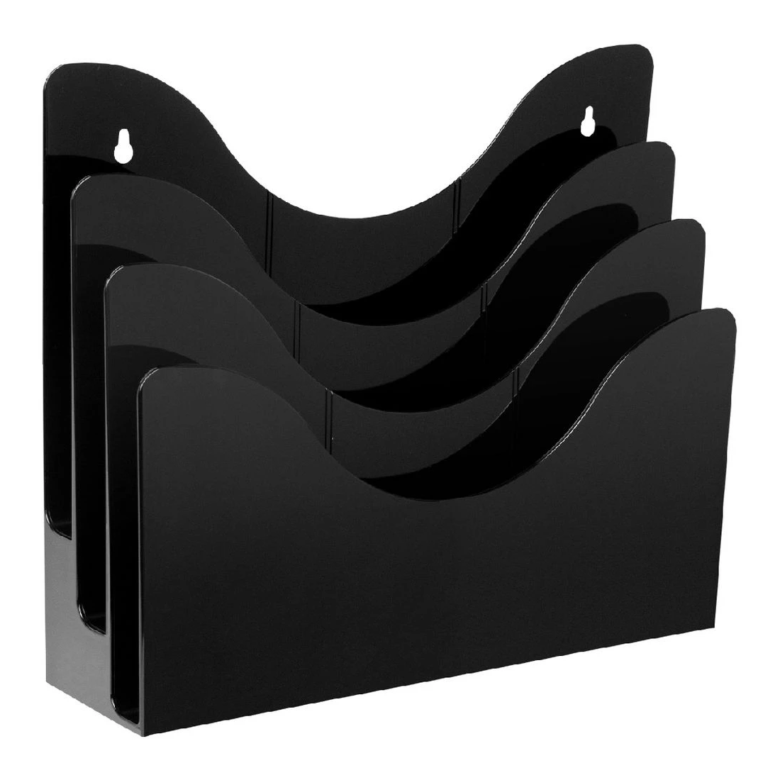 1 Deflecto 3-tier Document Organiser Black, 1 of 1