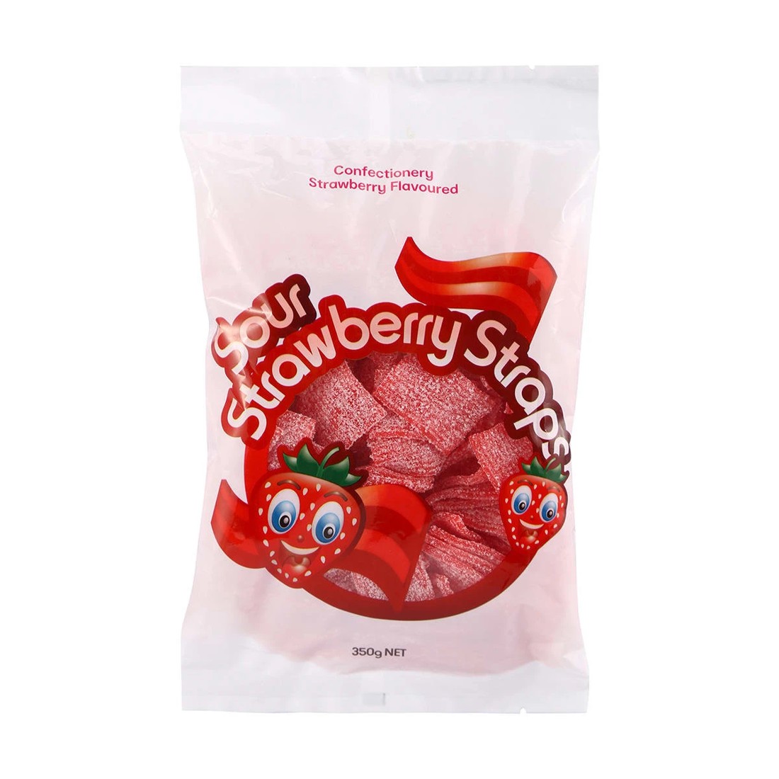 1 Sour Strawberry Straps 350g, 1 of 3
