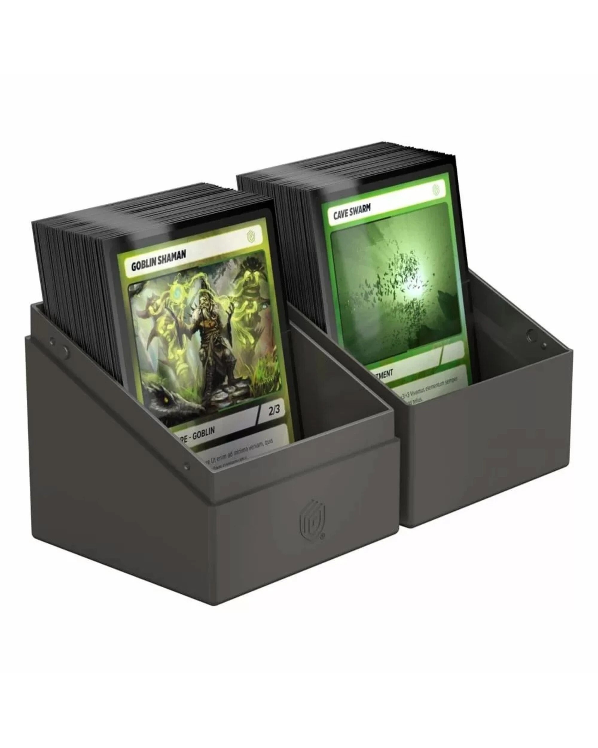 3 Ultra Guard TCG - Boulder 100+ Deck Box - Solid Grey, 3 of 3