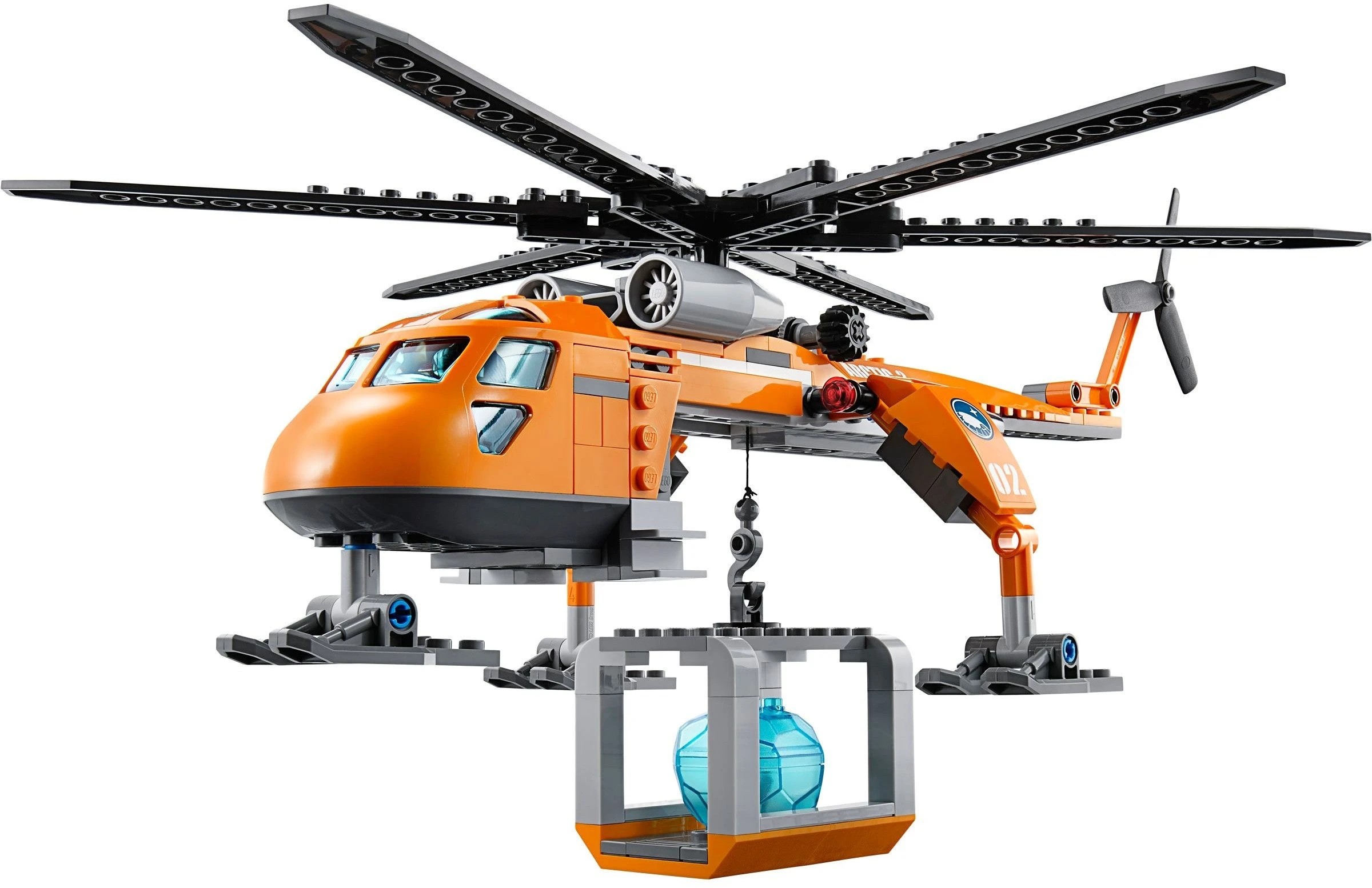 4 LEGO City 60034 Arctic Helicrane, 4 of 5