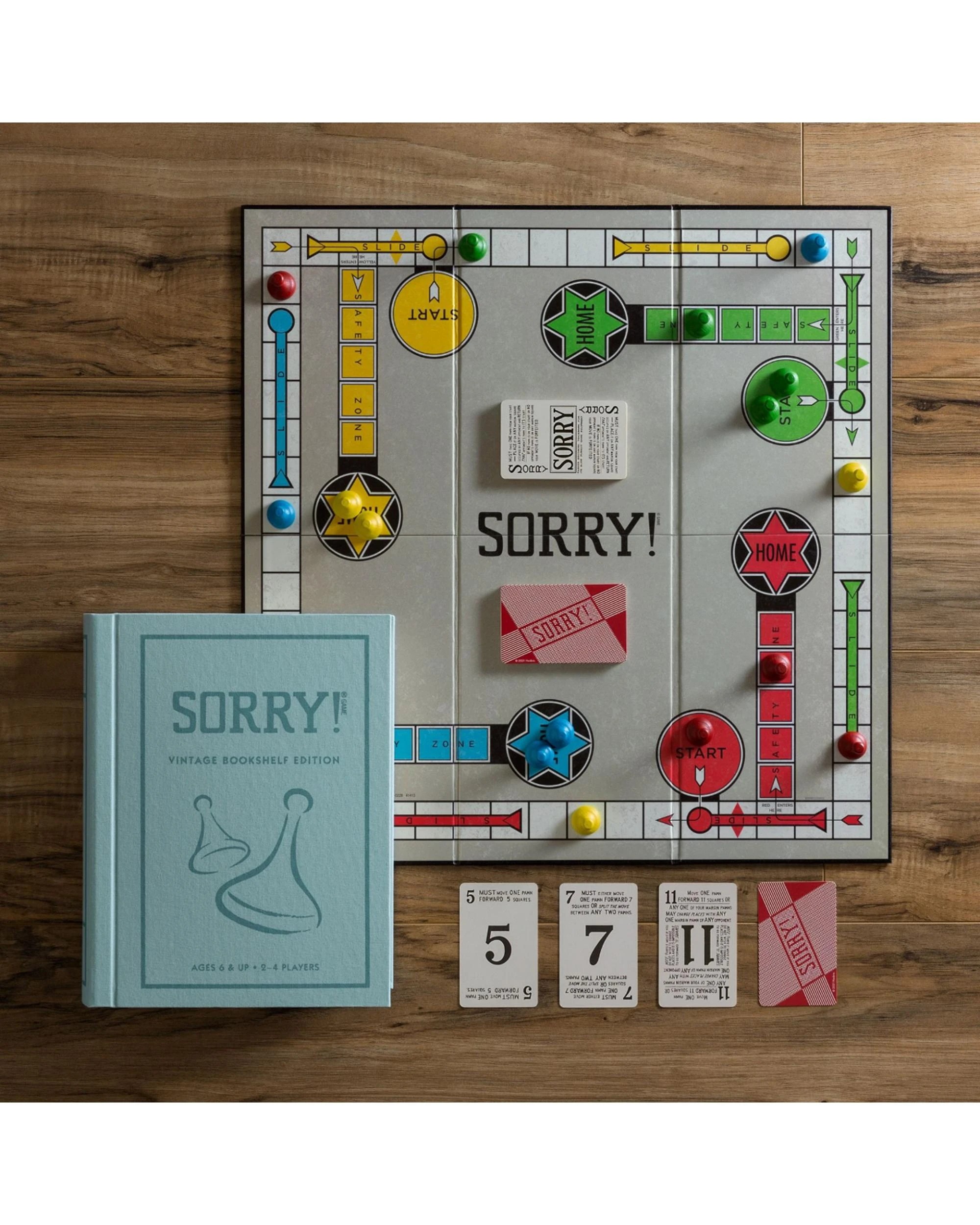 3 Sorry Vintage Bookshelf Edition Board Game, 3 of 4