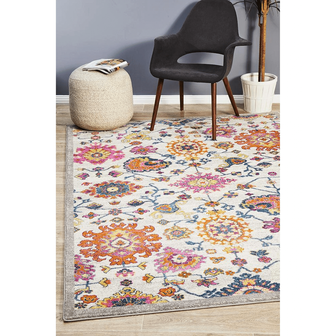 3 Rug Culture Babylon 208 Multi Runner 400 x 80 cm - Polypropylene Power Loomed Rug - Multi, 3 of 7