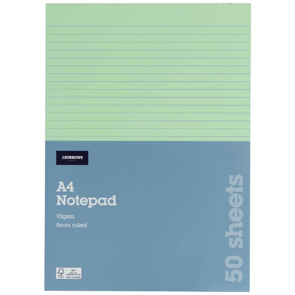 1 Ruled Notepad Green, 1 of 6