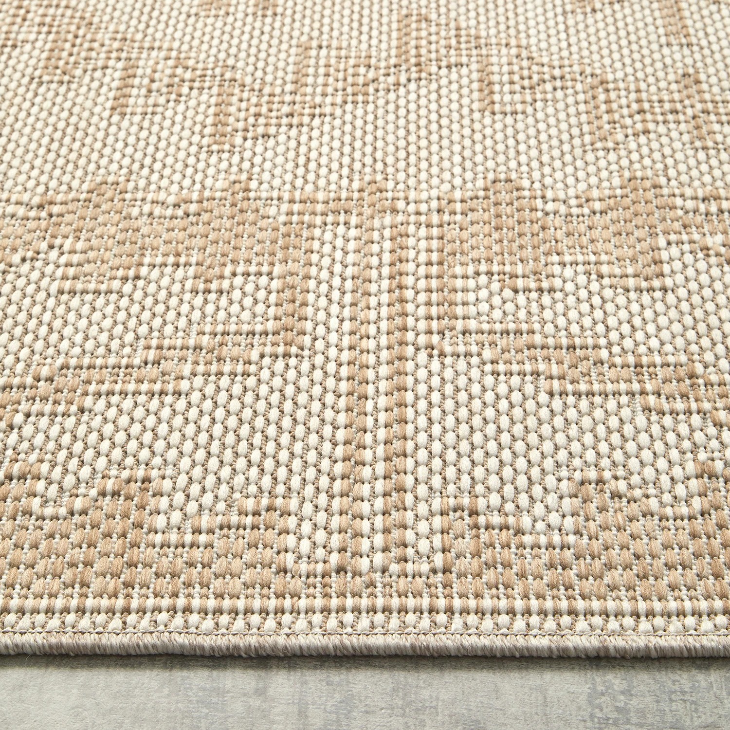 3 Common Ground Rugs Palmline Kuza Outdoor 500x80cm Runner - Extra Large Pet Friendly Rug - Beige - Natural, 3 of 8