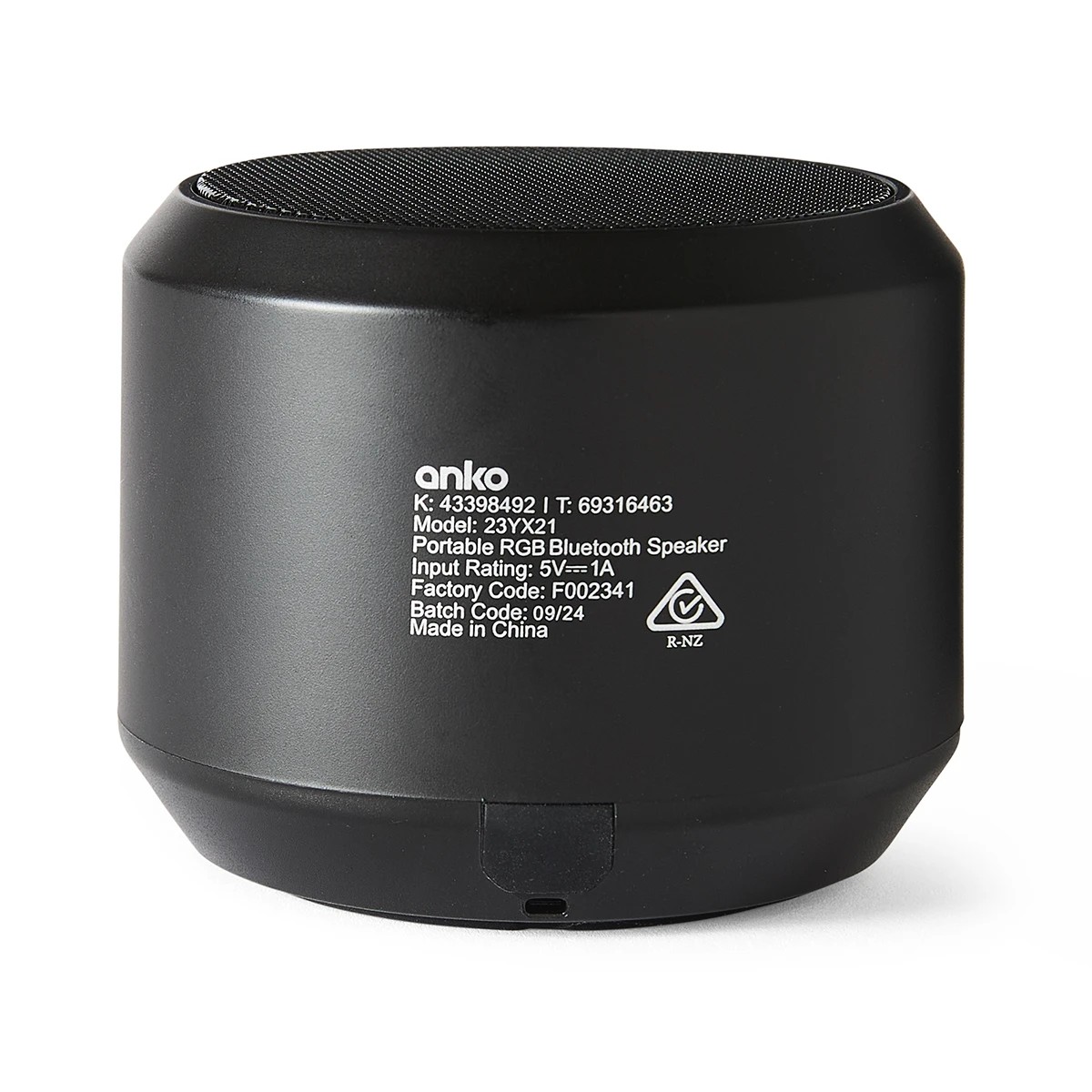 3 Portable RGB Bluetooth Speaker - Black, 3 of 10