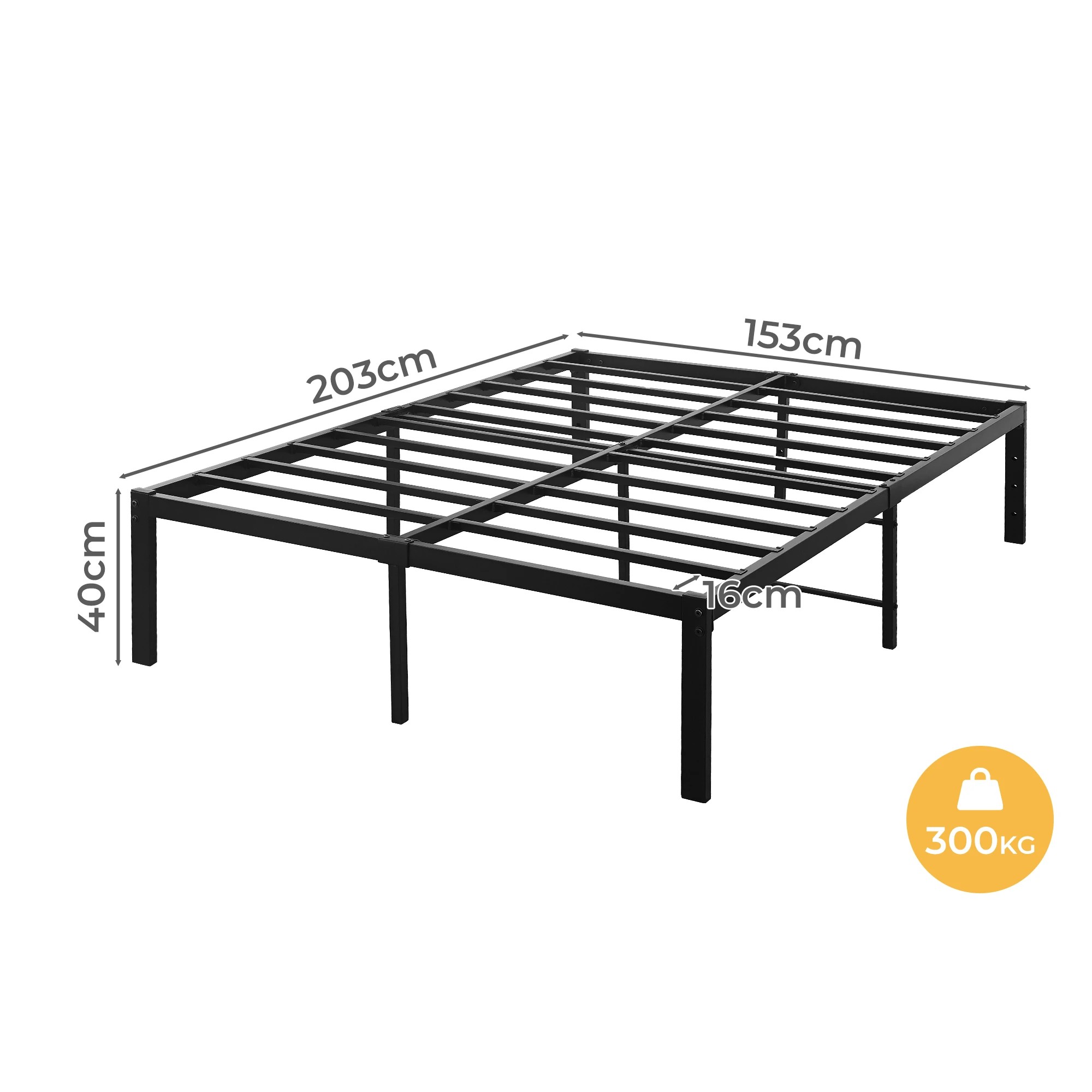 3 Levede Metal Bed Frame - Queen, 3 of 6