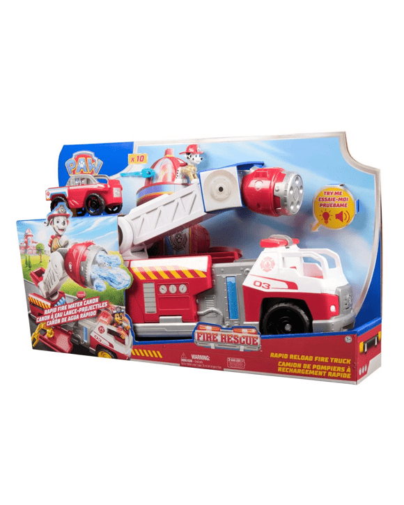 PAW Patrol Fire Rescue Rapid Reload Fire Truck