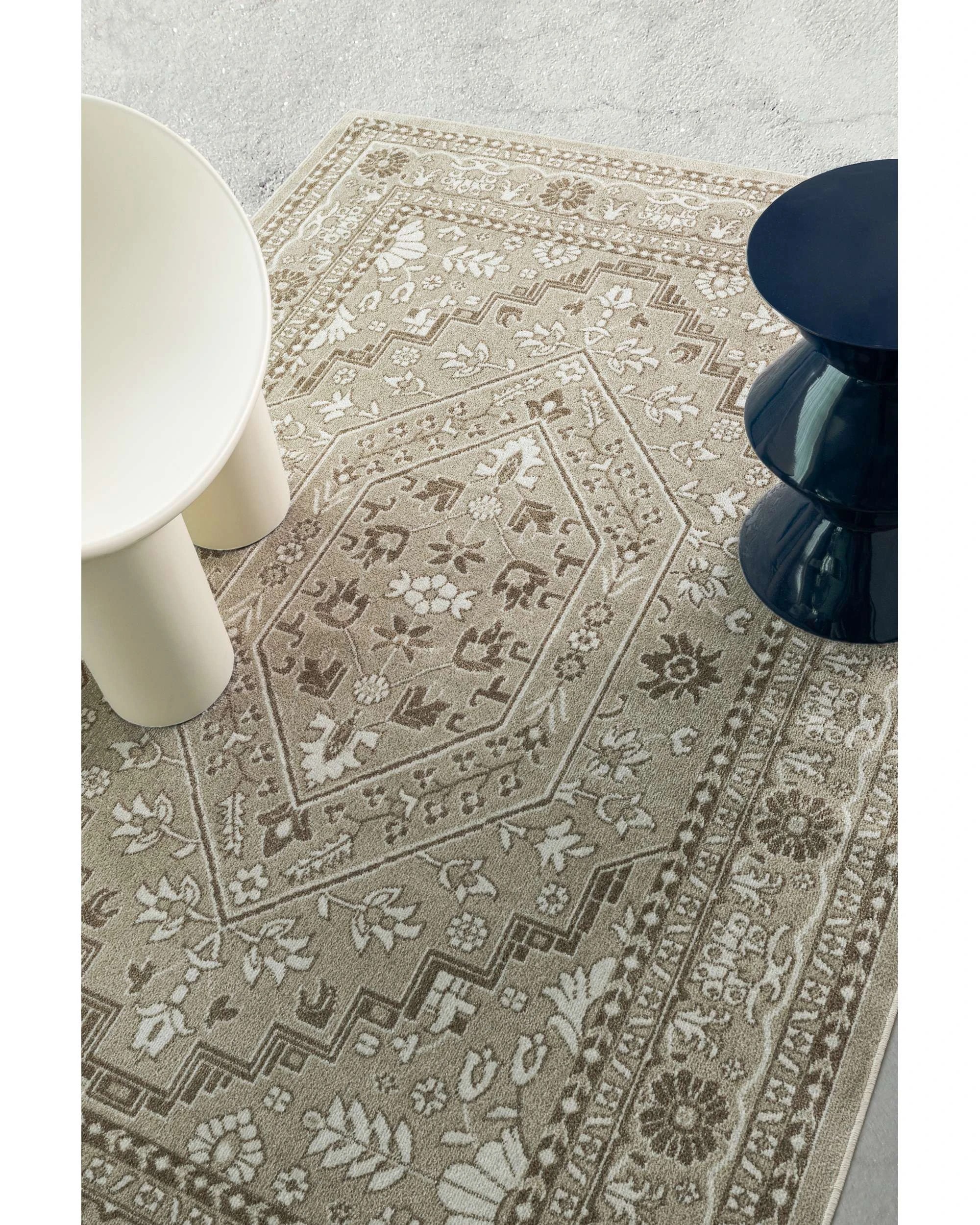 3 Loopsie Midalva Vintage Washable Rug-290cm x 200cm - Brown, 3 of 8