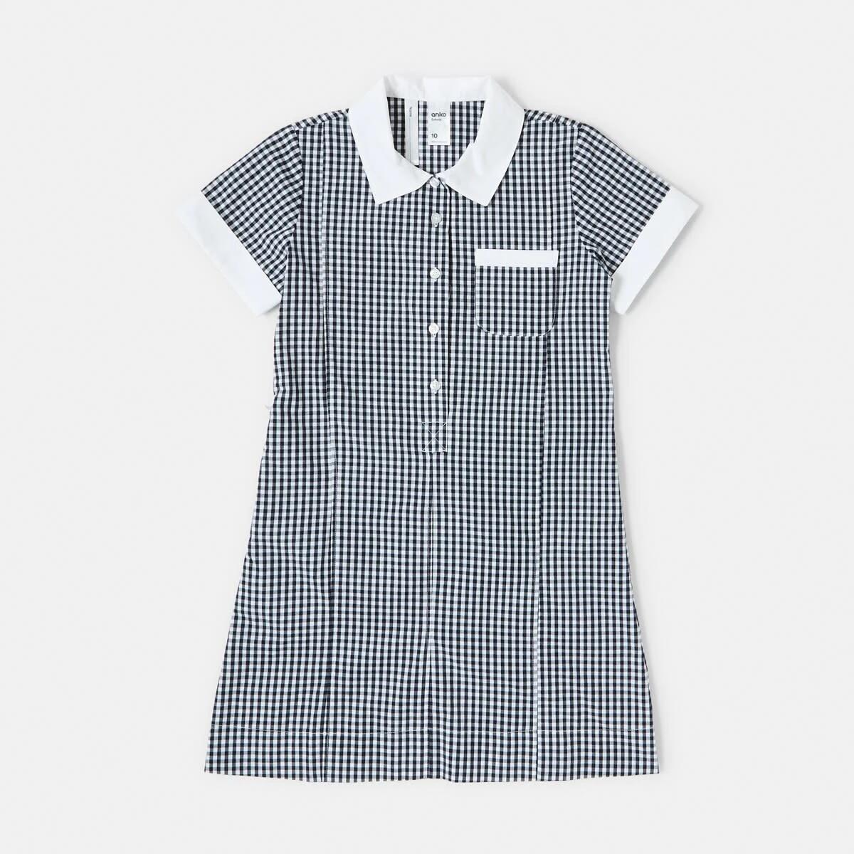 9 School Dress Blu Gngham, 9 of 10