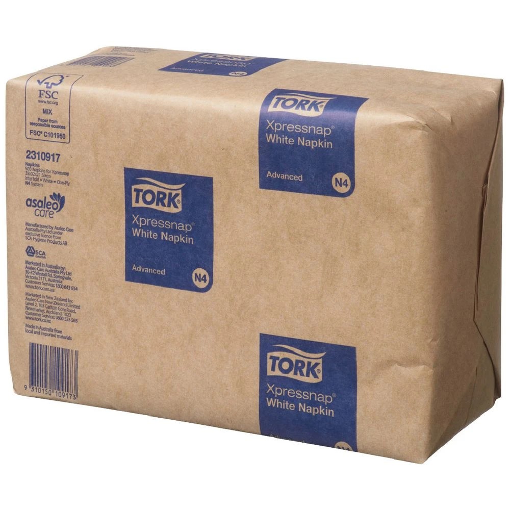 1 Tork N4 System Advanced Xpressnap Interfold Napkin 500 Pack, 1 of 2