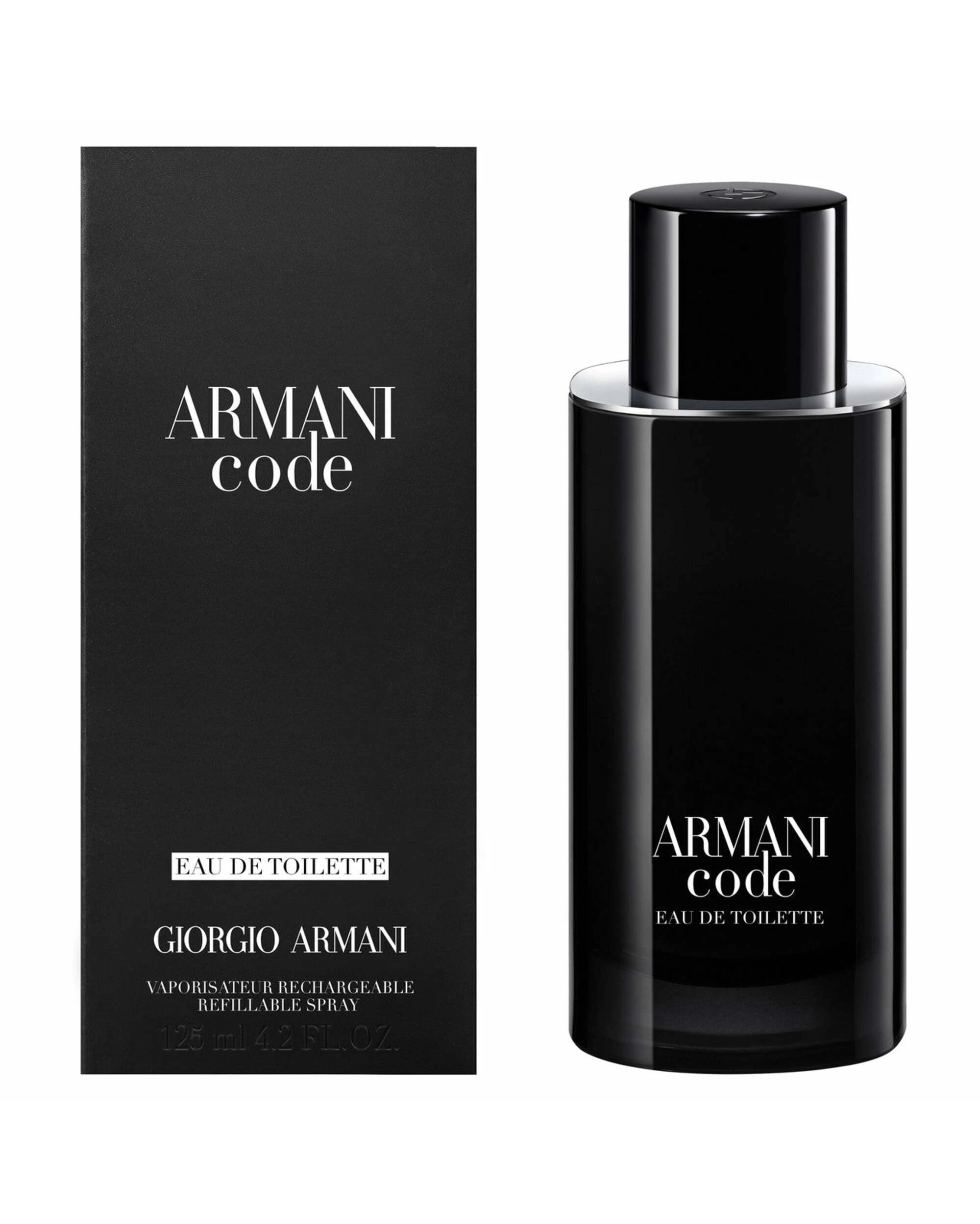 3 Giorgio Armani Armani Code for Men - 4.2 oz EDT Spray (Refillable), 3 of 5