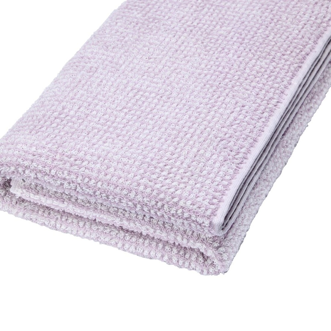 4 Mini Waffle Cotton Bath Towel - Lilac, 4 of 6
