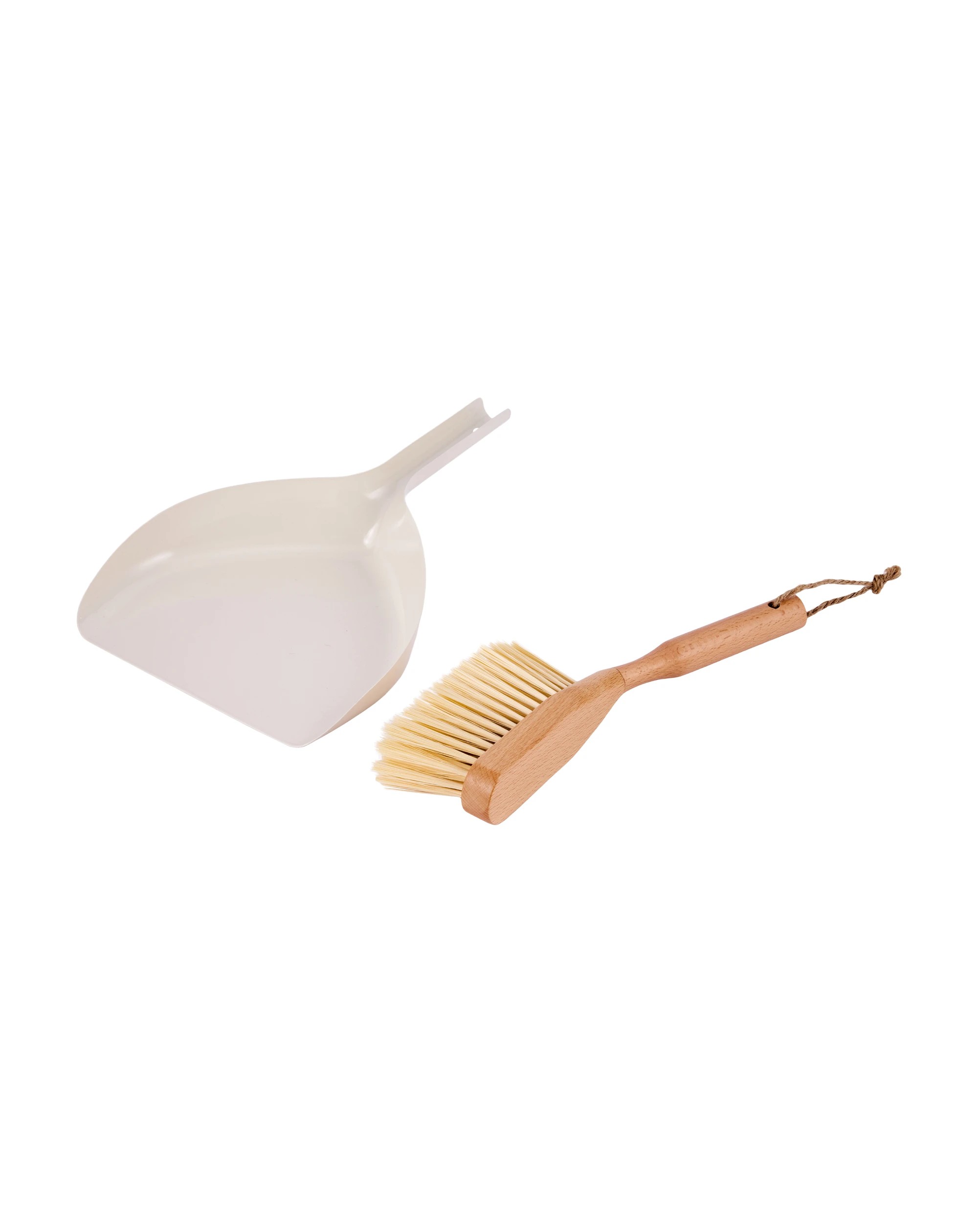 2 Metal and Wood Dustpan and Brush, 2 of 5