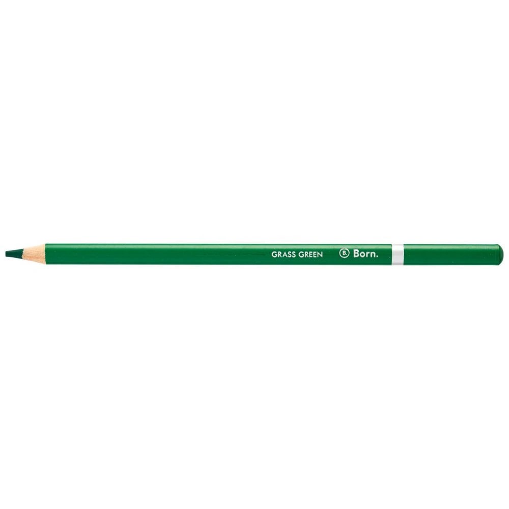 1 Born Premium Colour Pencil Grass Green, 1 of 3