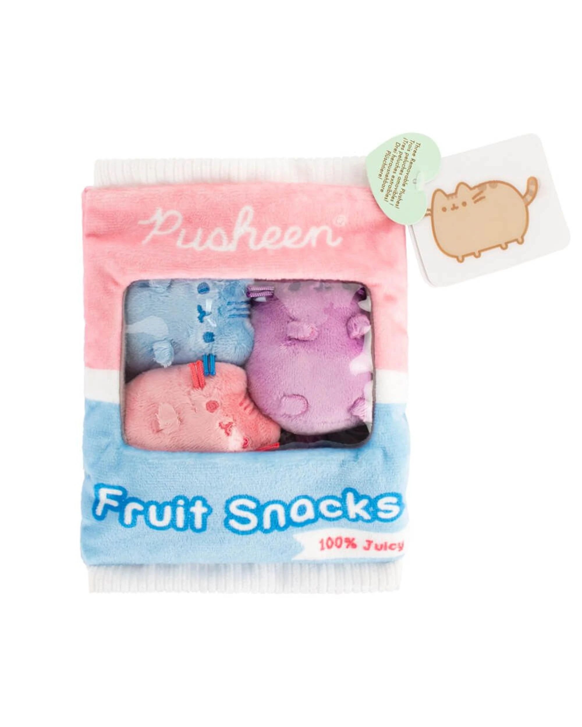 1 Pusheen Fruit Snacks in a Plush Bag, 1 of 4