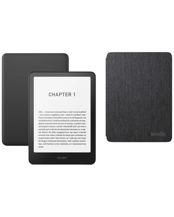 Kindle Paperwhite 12th Gen 16GB with Black Cover
