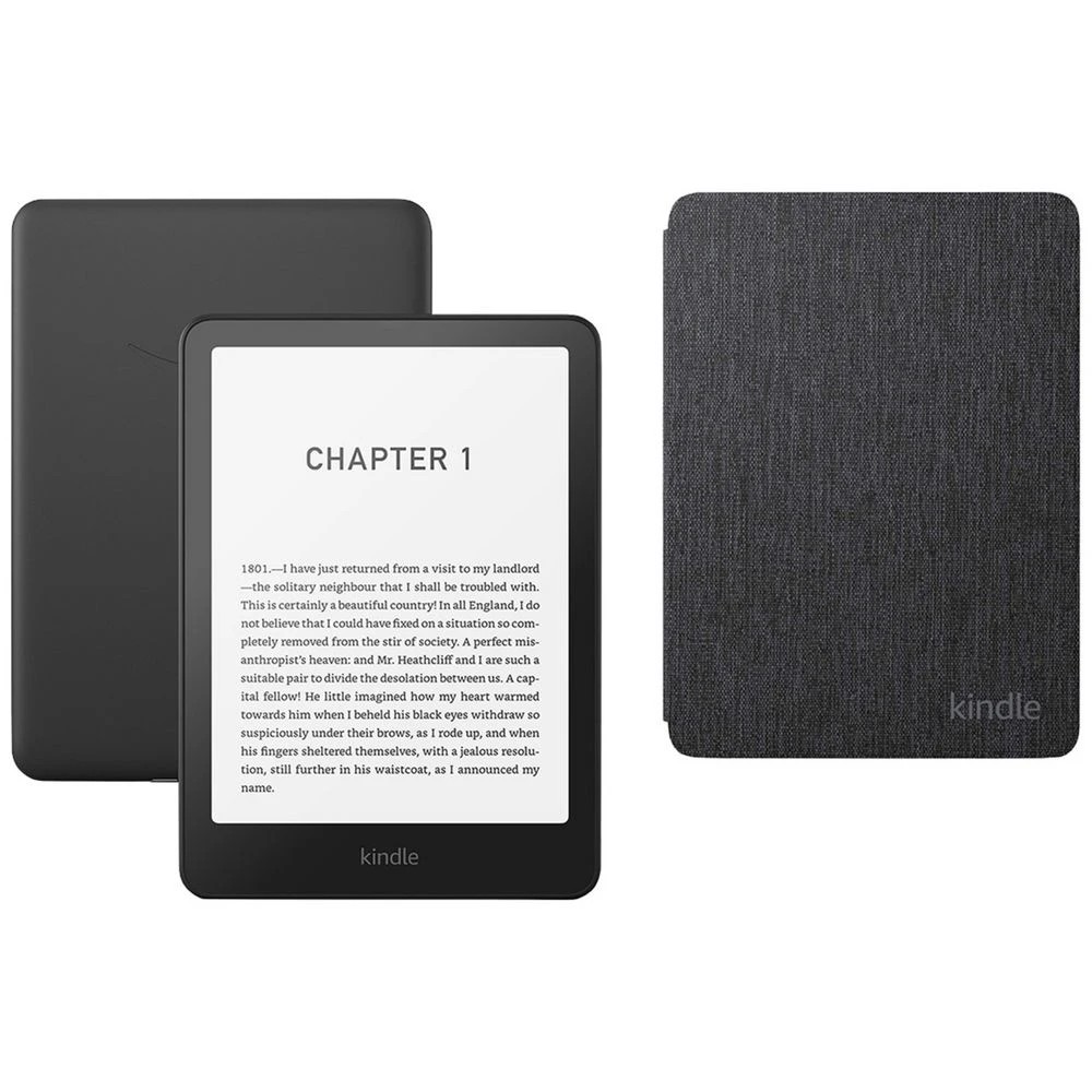 1 Kindle Paperwhite 12th Gen 16GB with Black Cover, 1 of 1