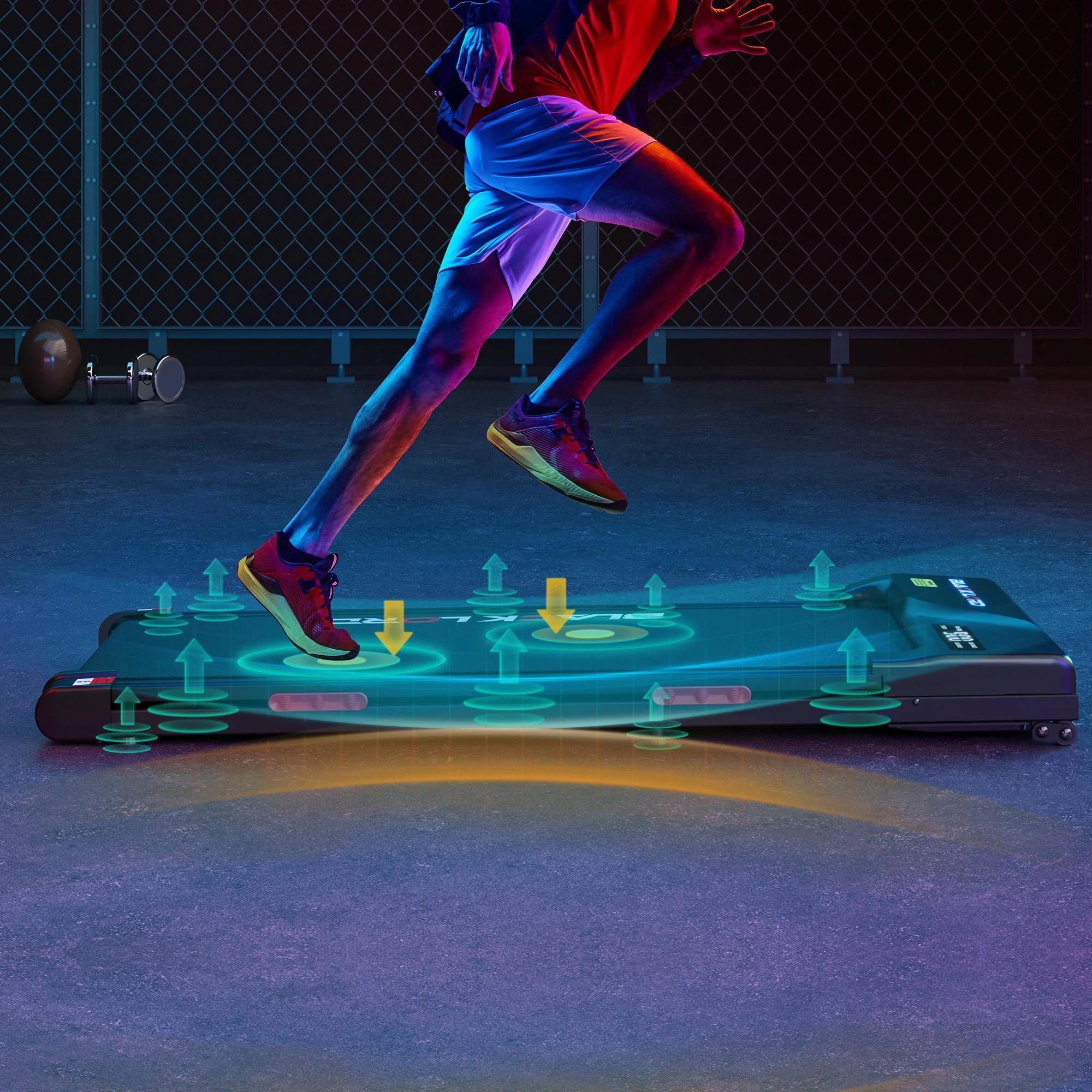 3 Black Lord Treadmill Electric Walking Pad Incline Gym Brushless Motor - Black, 3 of 9