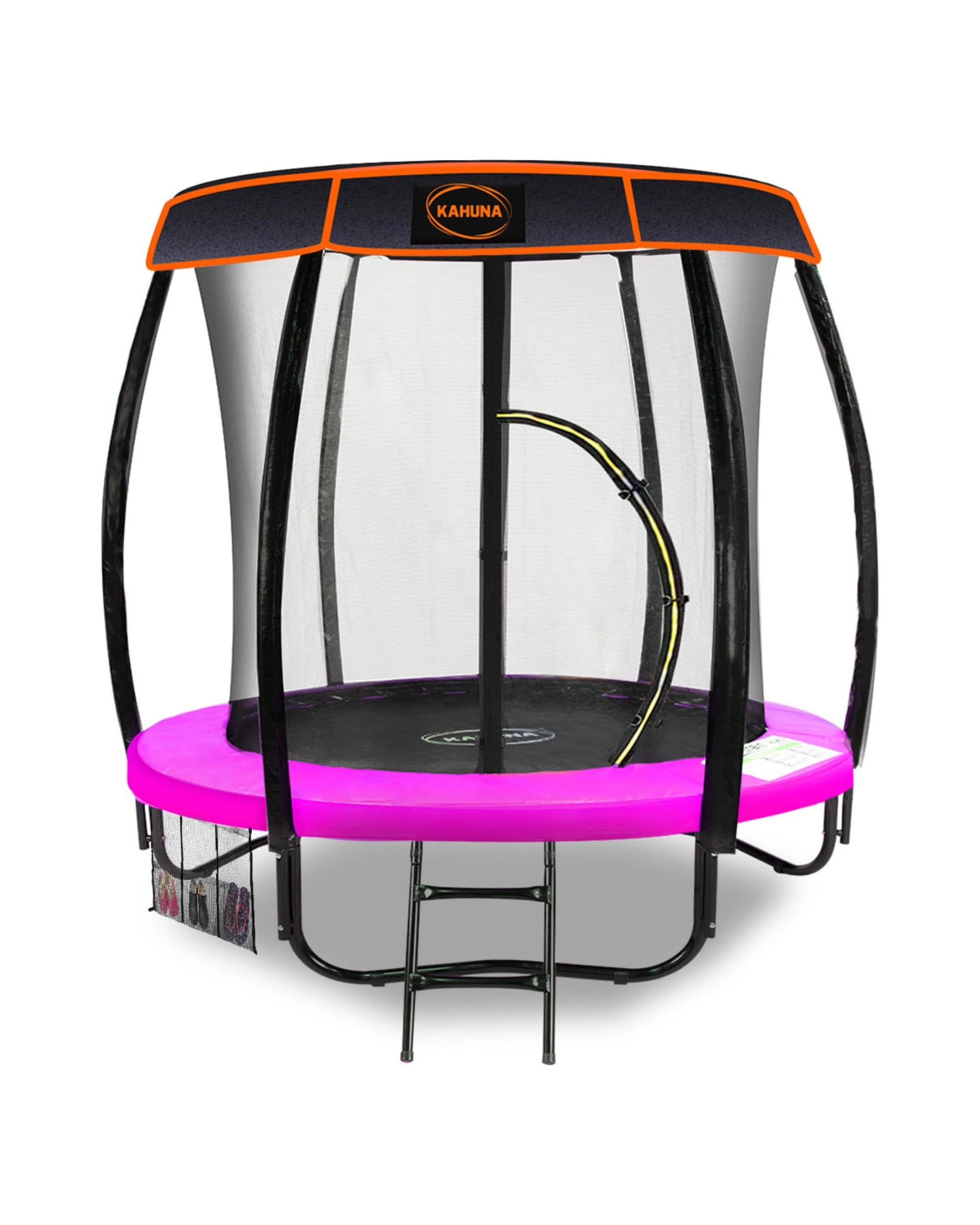 1 Kahuna Trampoline 6 ft with Removable Roof - Pink, 1 of 7