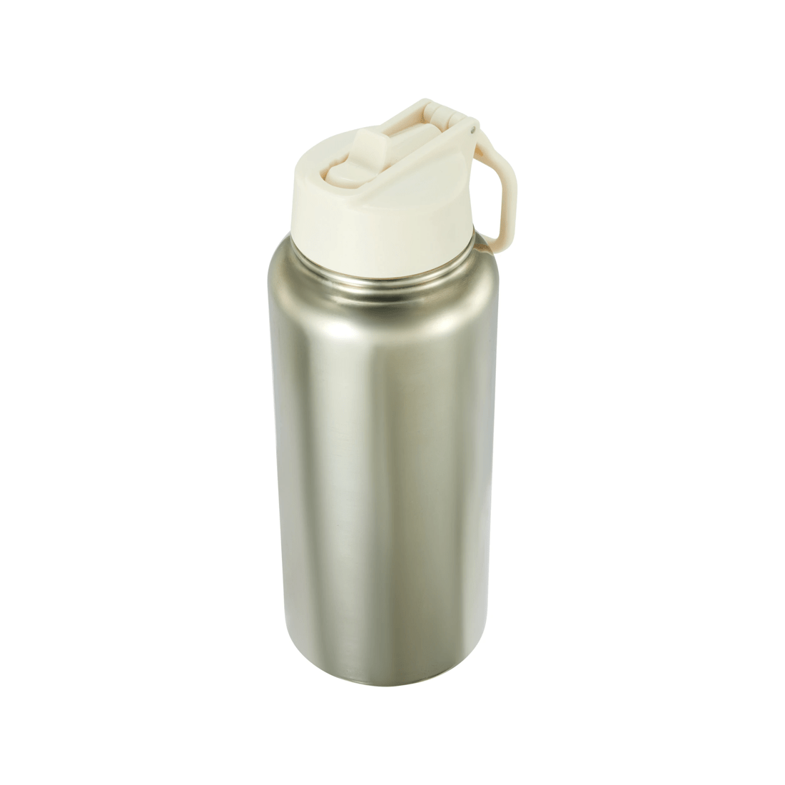 3 960ml Chrome Double Wall Insulated Cylinder Drink Bottle, 3 of 6