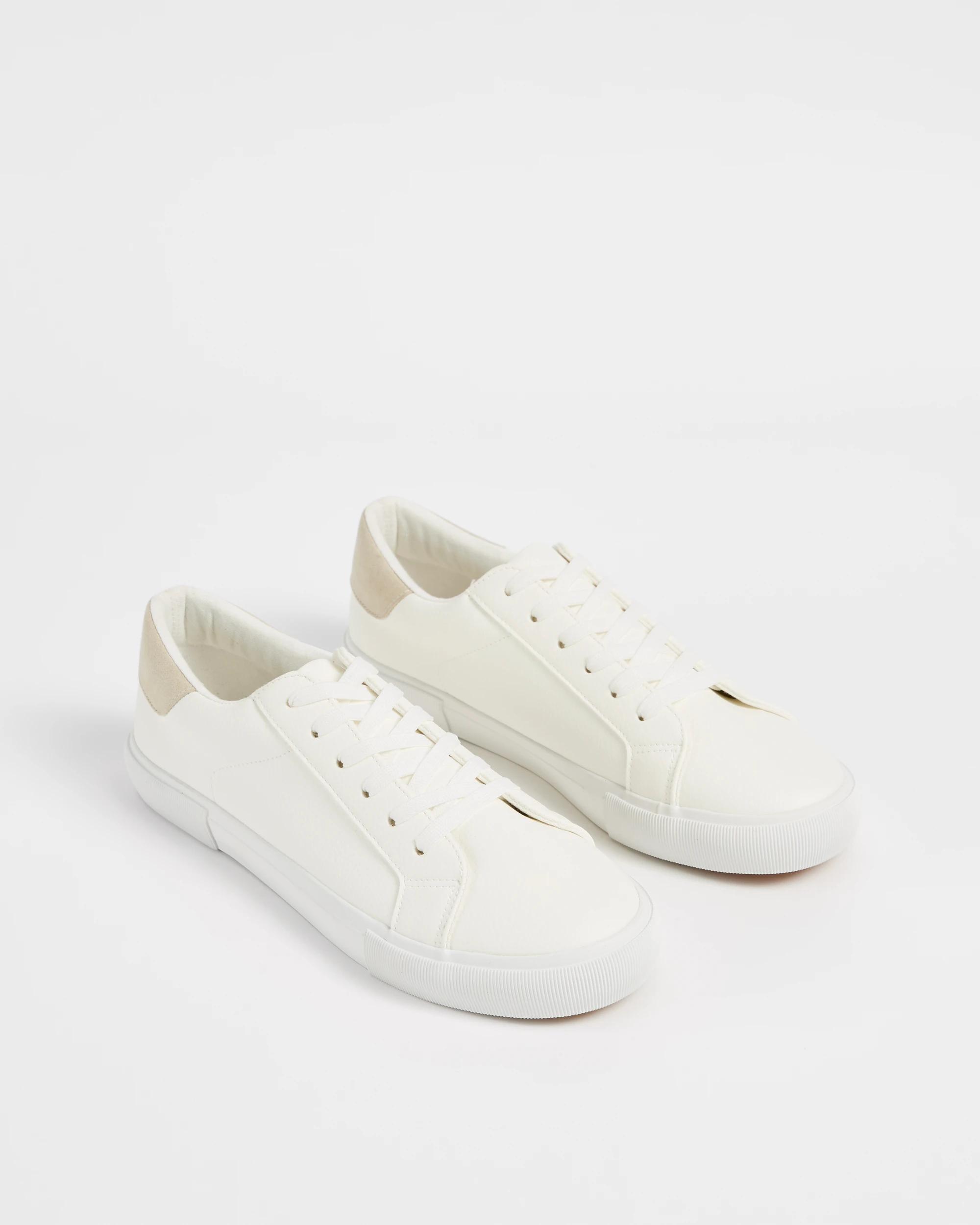 3 Target Mens Pebble Pu Sneaker WHITE, 3 of 3