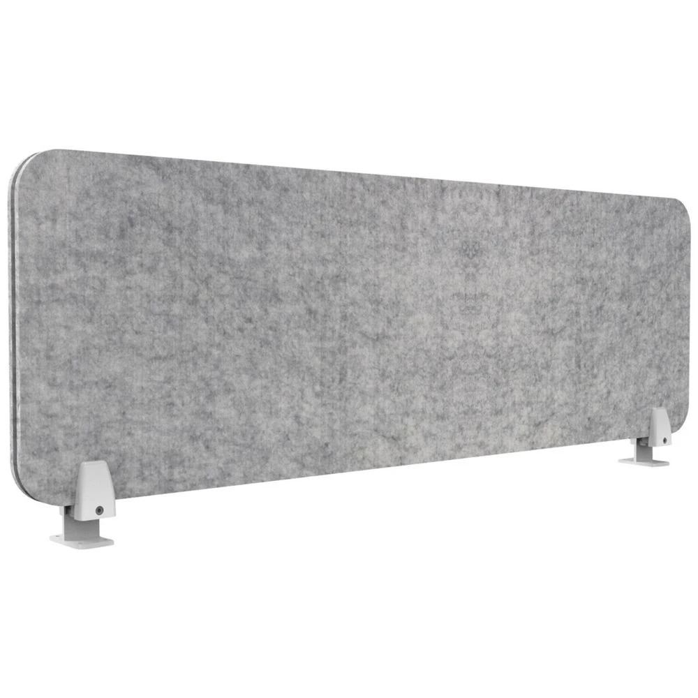 1 Furnx Eco Panel Screen and Mount 1190 x 400 mm Grey/White, 1 of 1