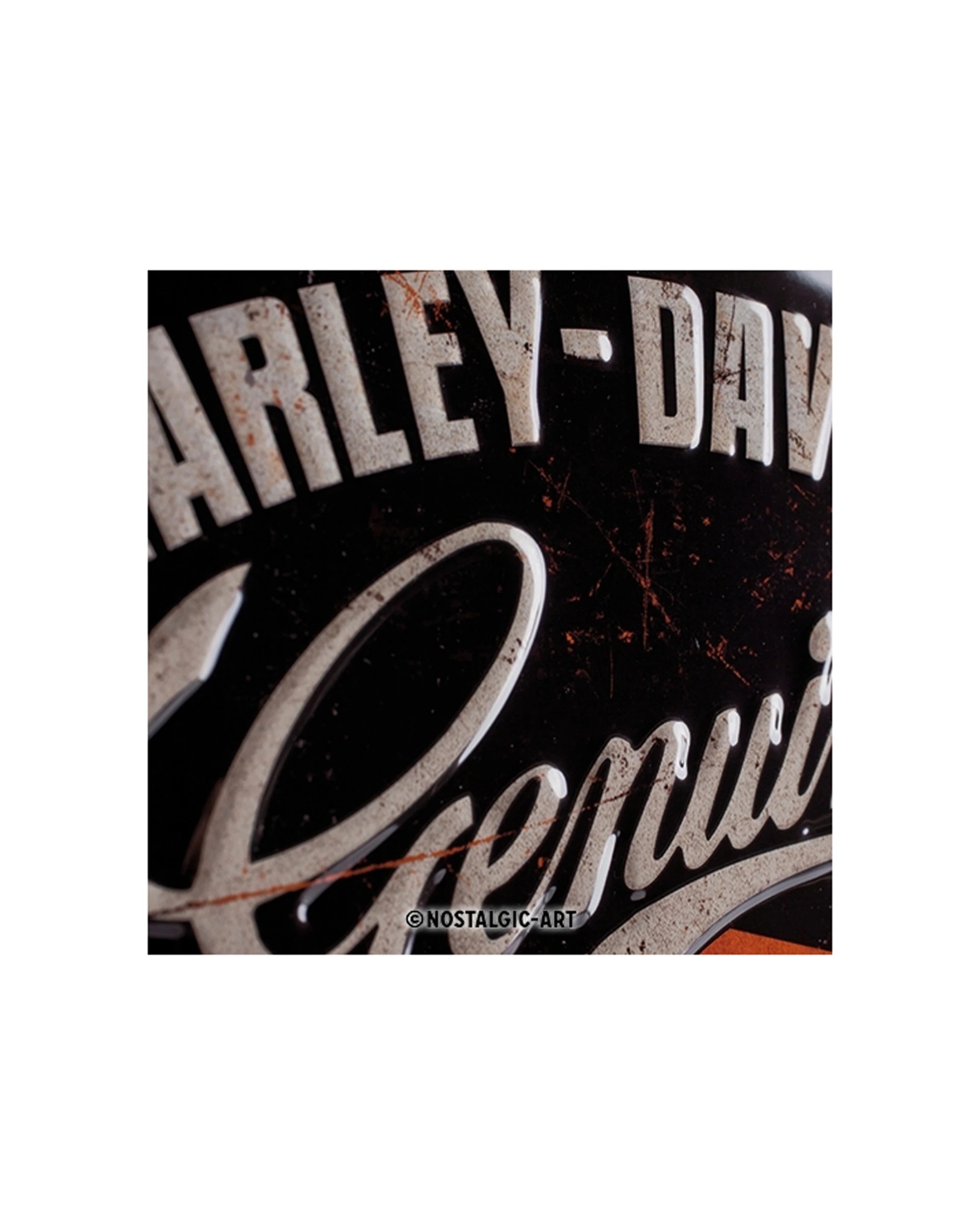 3 Nostalgic-Art Large 30x40cm Metal Wall Art Sign Plaque - Harley-Davidson Garage - Multi, 3 of 5