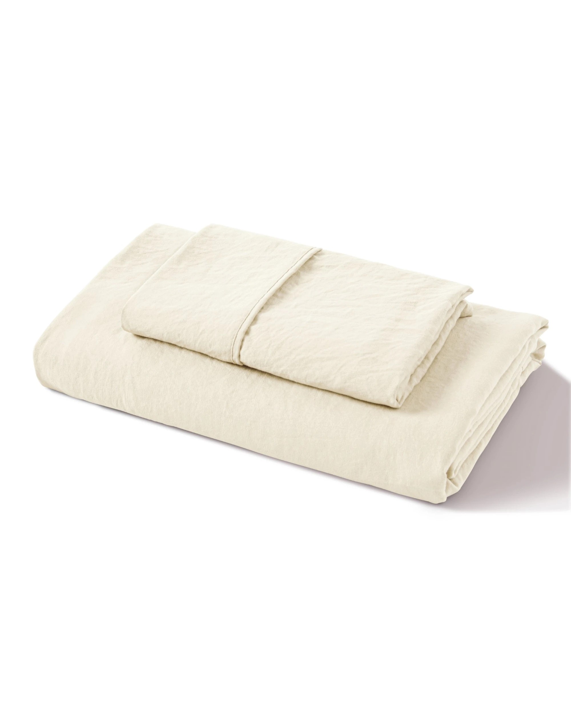 6 Dreamaker Superfine Washed Microfibre Combo Fitted Sheet Set - Single Bed - Natural, 6 of 6