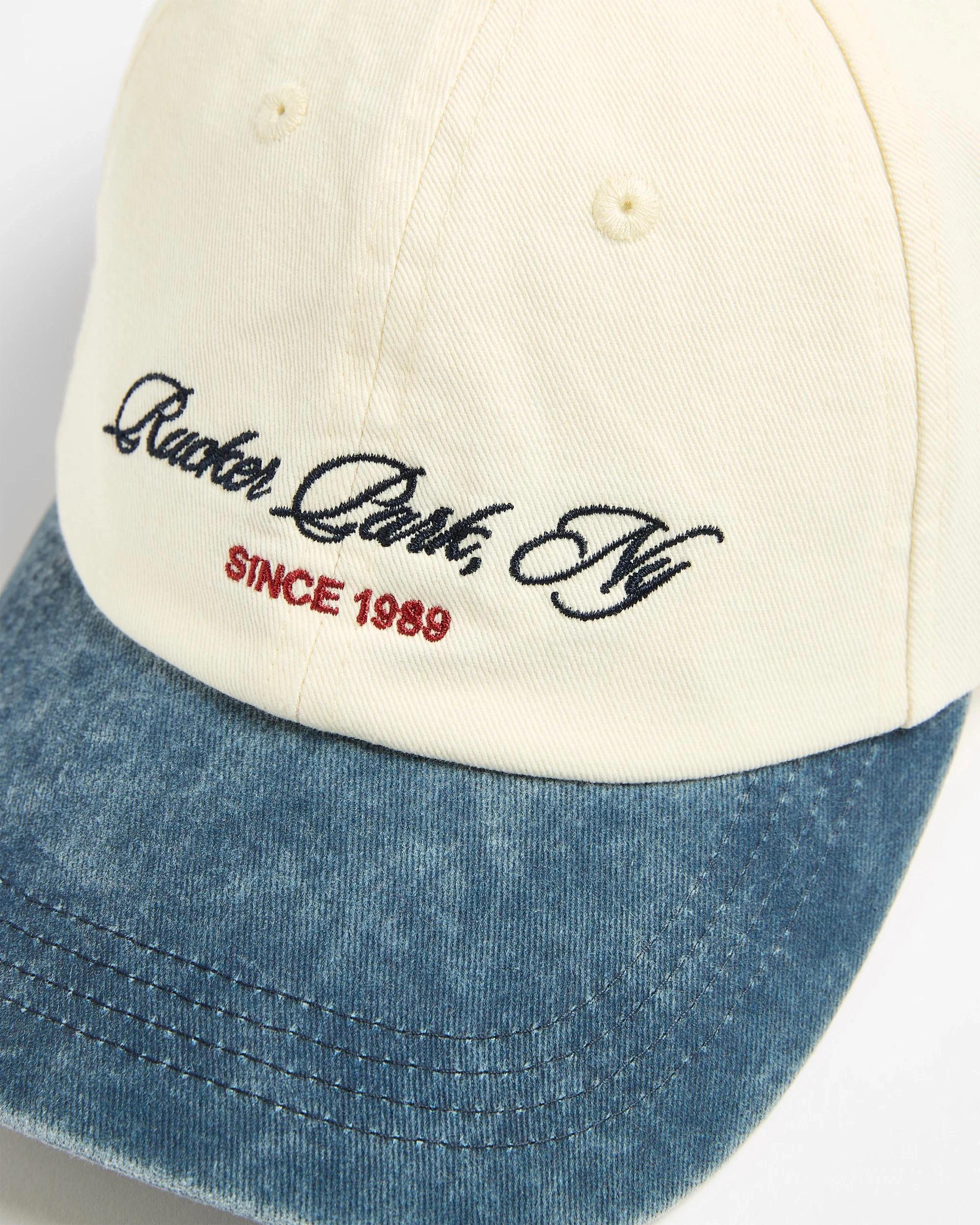 3 Target Mens New York Embroidered Cap CREAM/NAVY NEW YORK, 3 of 3