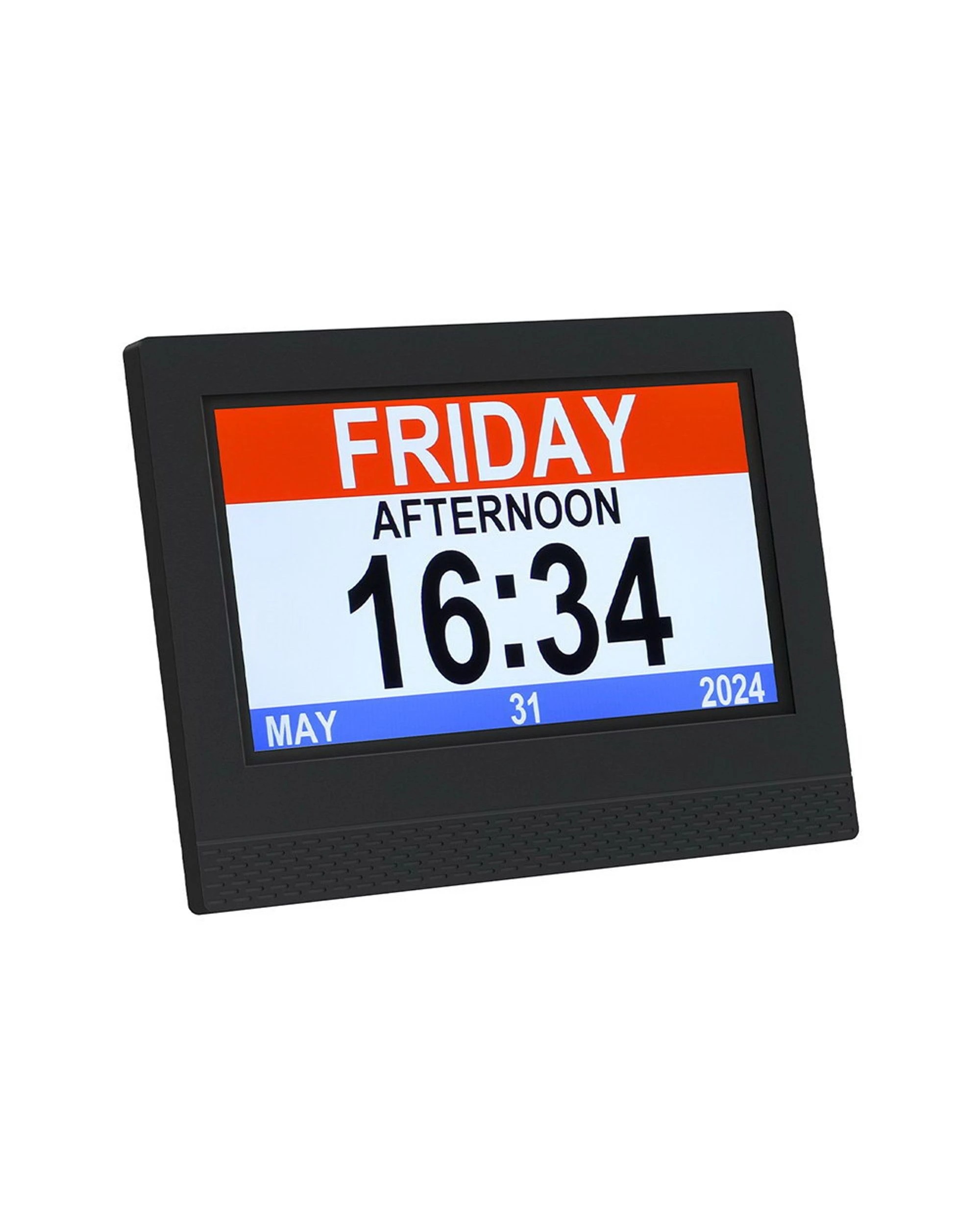 1 Artiss 7" Digital Day Clock Calendar Alarm
 - Black, 1 of 3