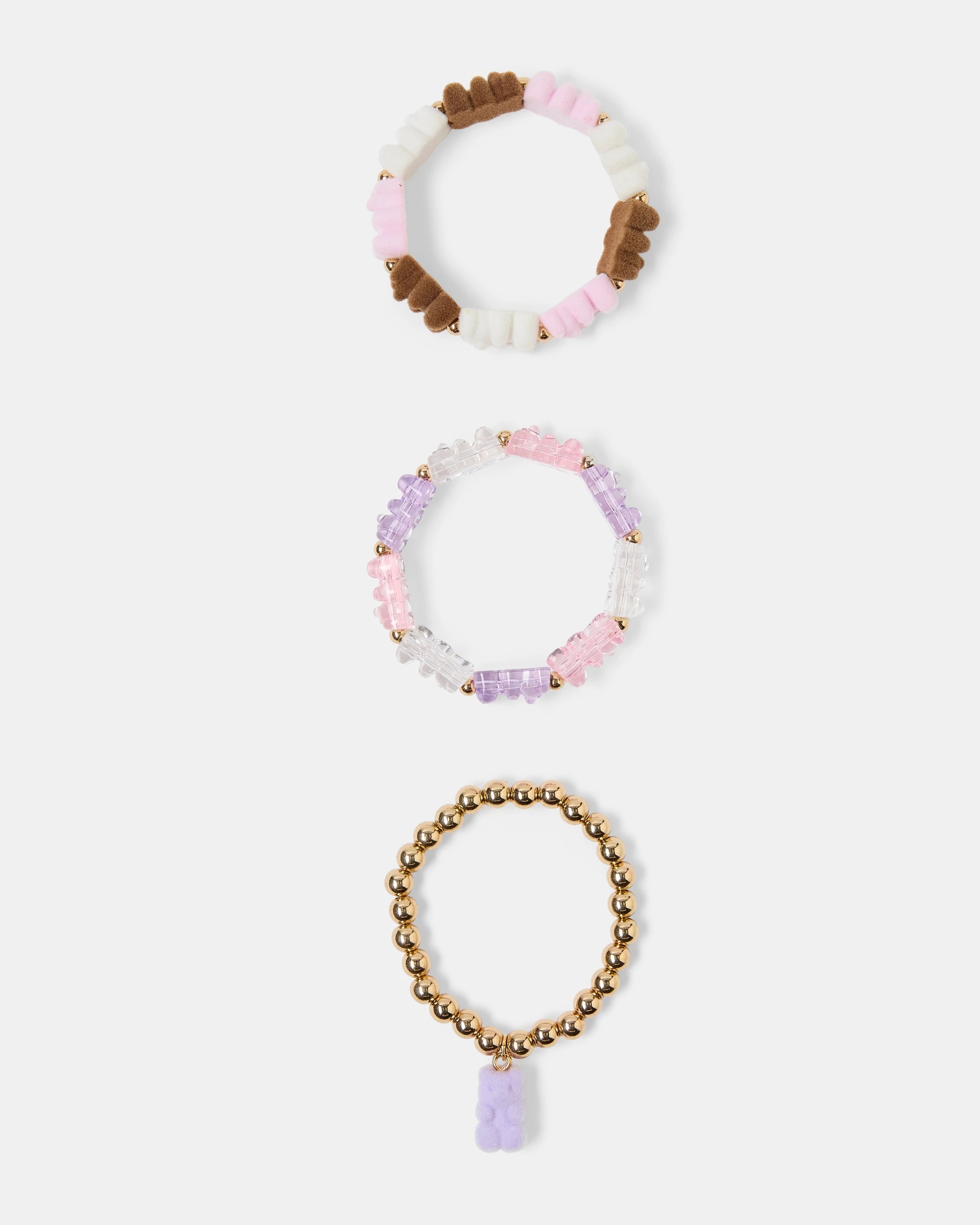 1 3 Pack Bear Bracelets, 1 of 5