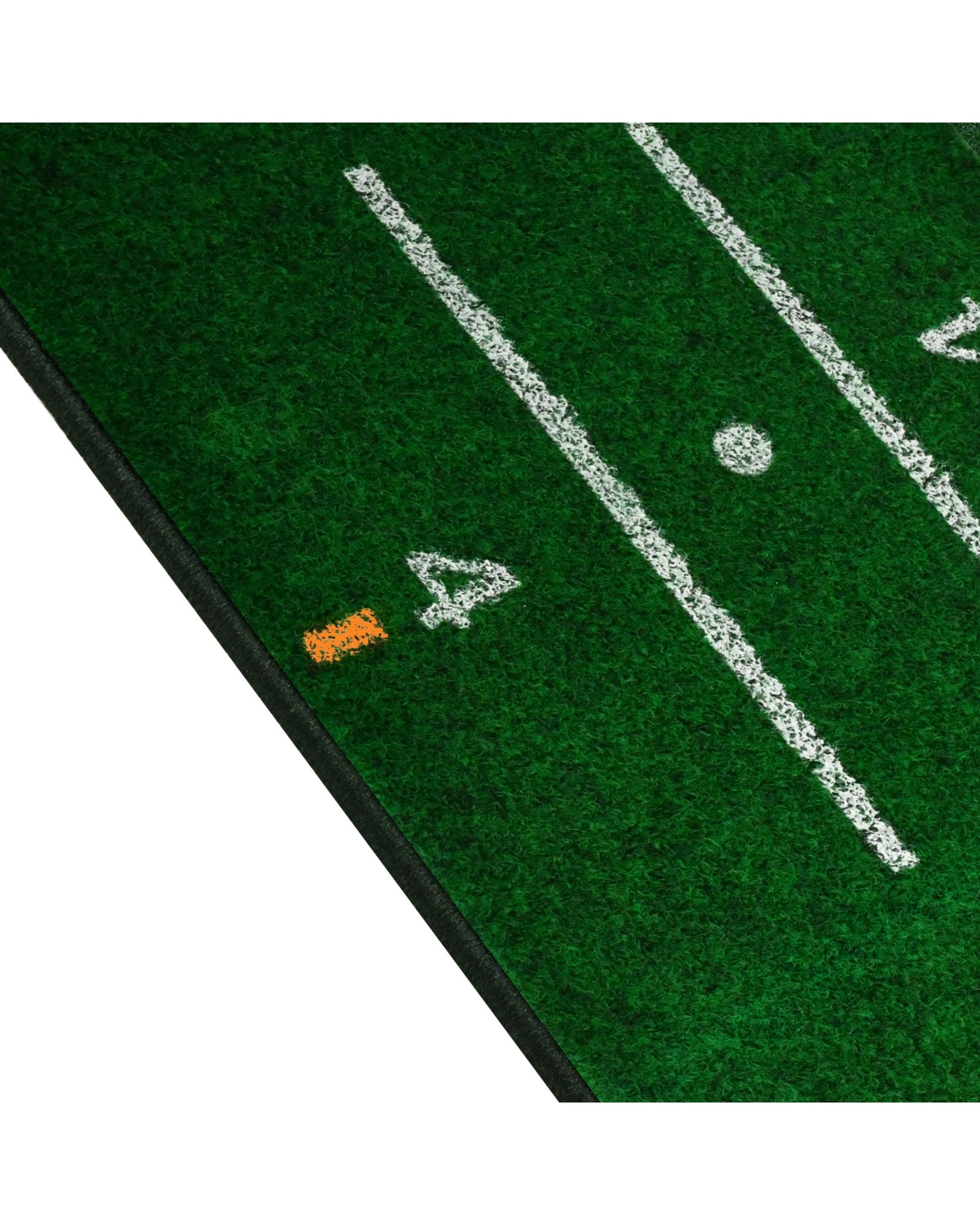 6 Advwin Foldable Golf Putting Mat with Auto Ball Return, 3 Holes - Green, 6 of 6