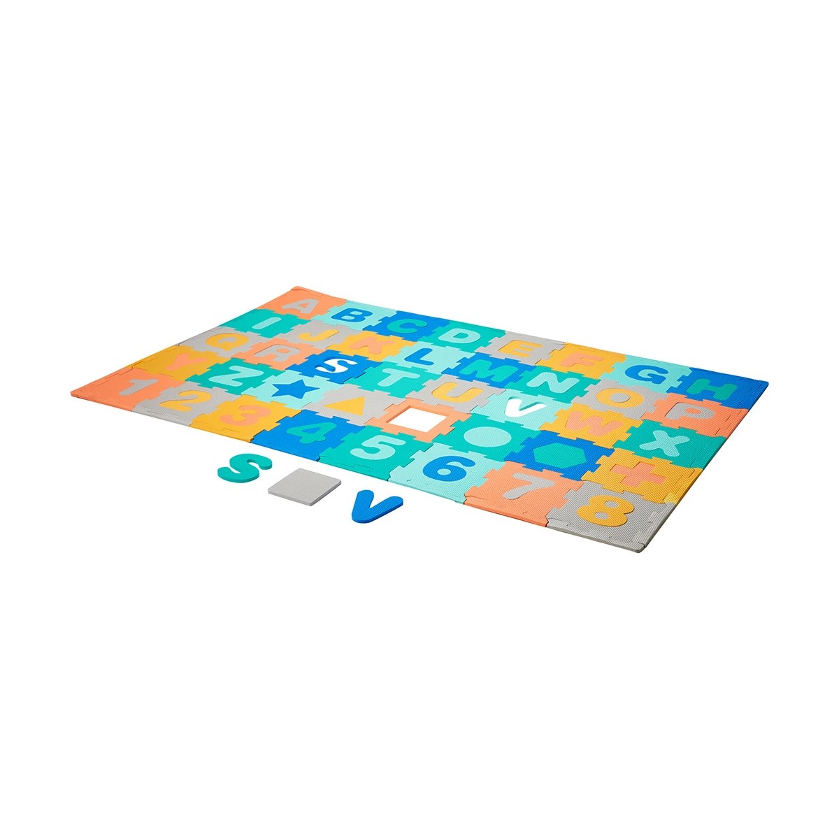 3 Letters, Shapes & Numbers Foam Playmat, 3 of 10