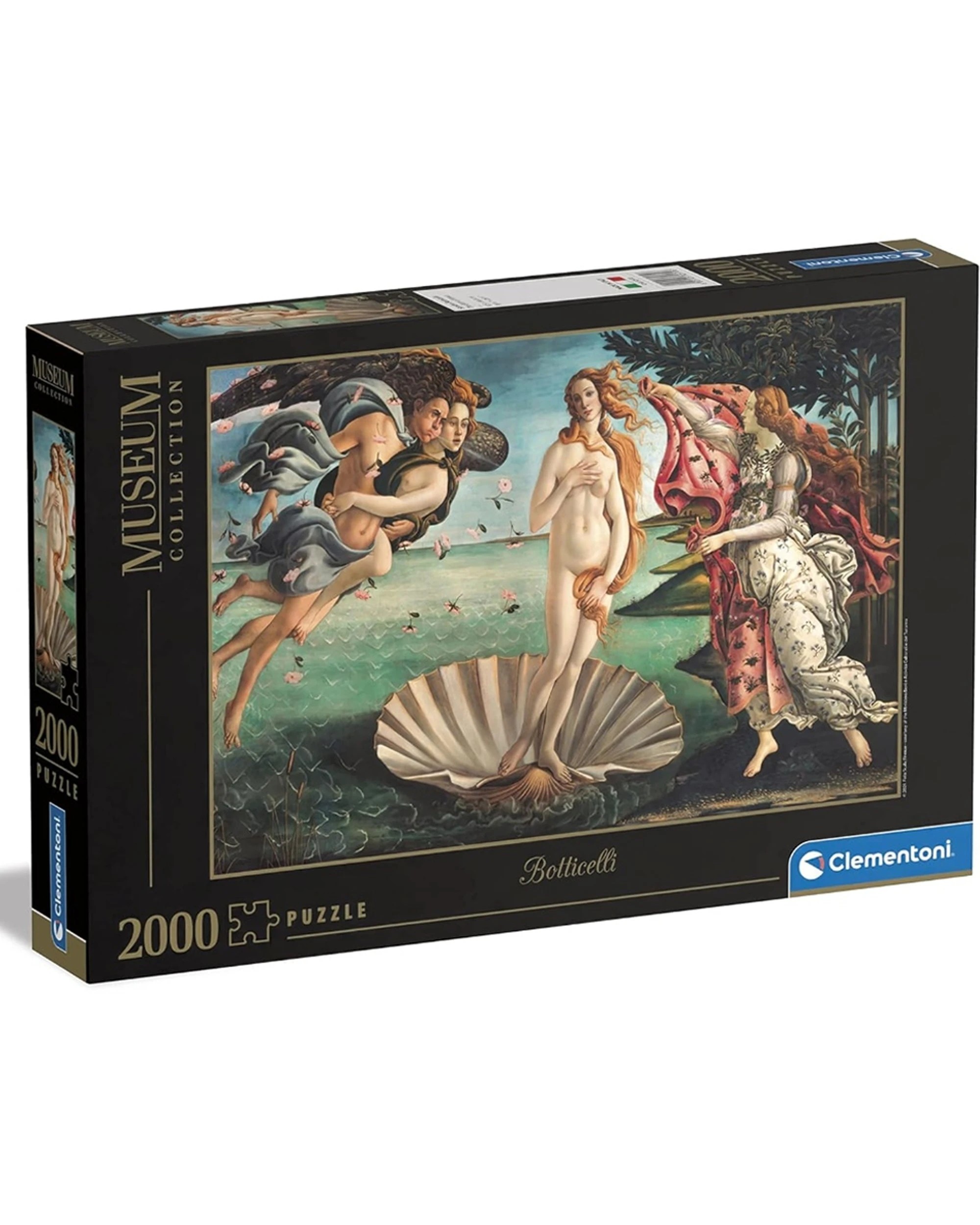 1 Clementoni Museum Collection Birth Of Venus 2000 Piece Jigsaw Puzzle 97x67, 1 of 2