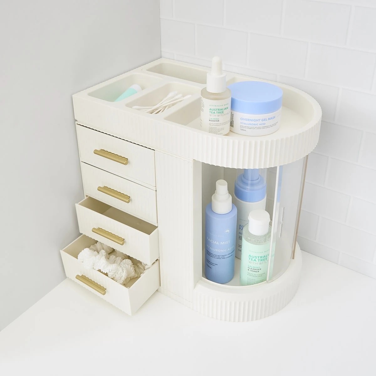 3 Linear Countertop Cosmetic Organiser, 3 of 9