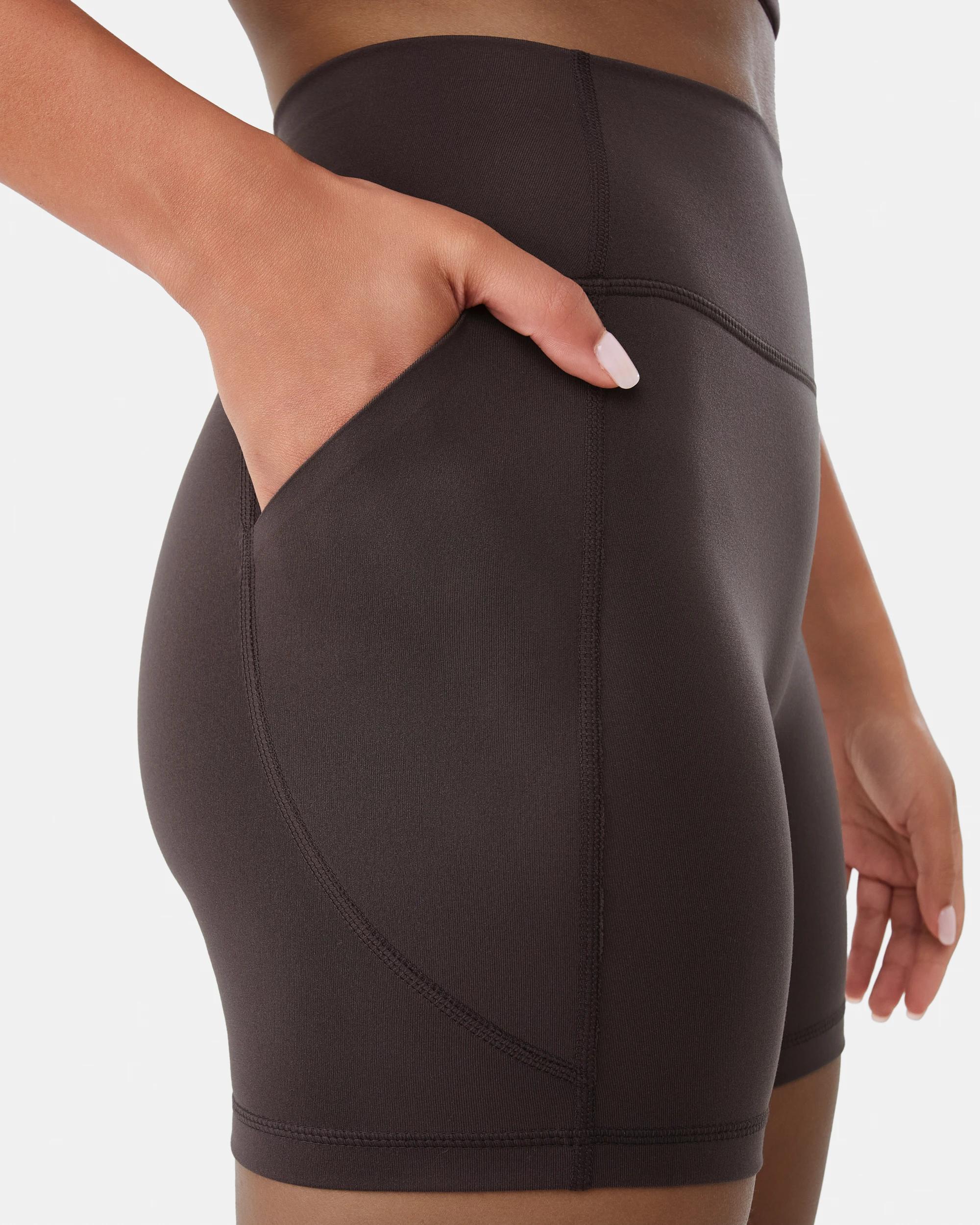 6 Active Womens Ultrasoft Shorts Espresso, 6 of 7