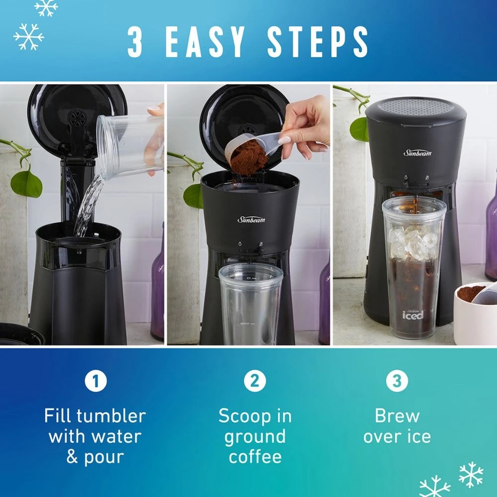 6 Sunbeam Iced Coffee Maker Black, 6 of 9