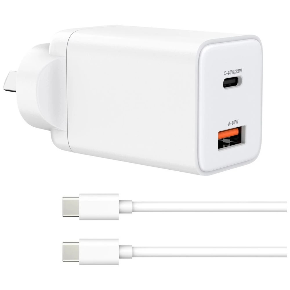 1 J.Burrows 45W GaN Dual USB-C/A Wall Charger, 1 of 5