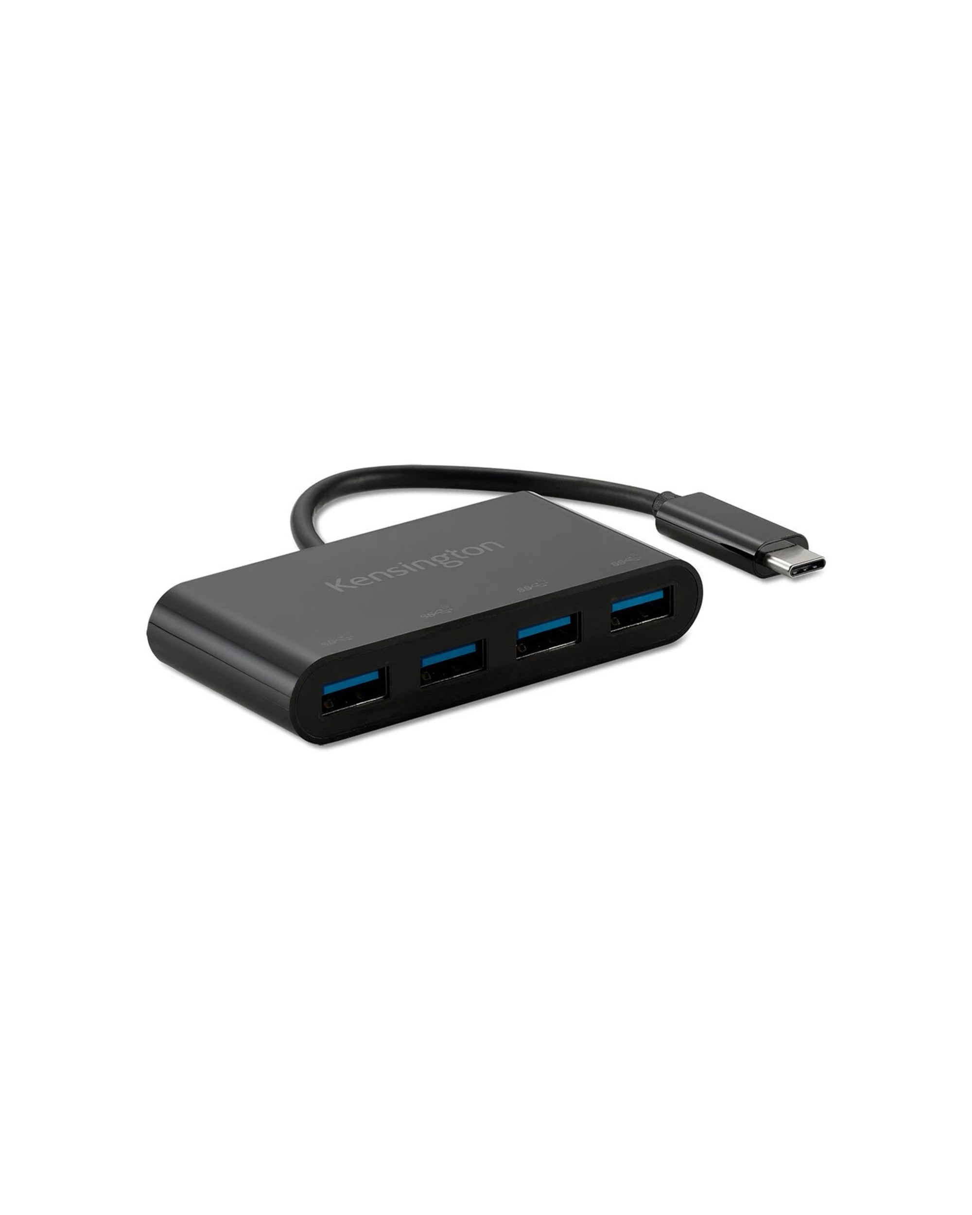 1 Kensington Ch1200 USB-C 4 Port Adapter Connection Hub 10Gbps Plug Play - Black, 1 of 4