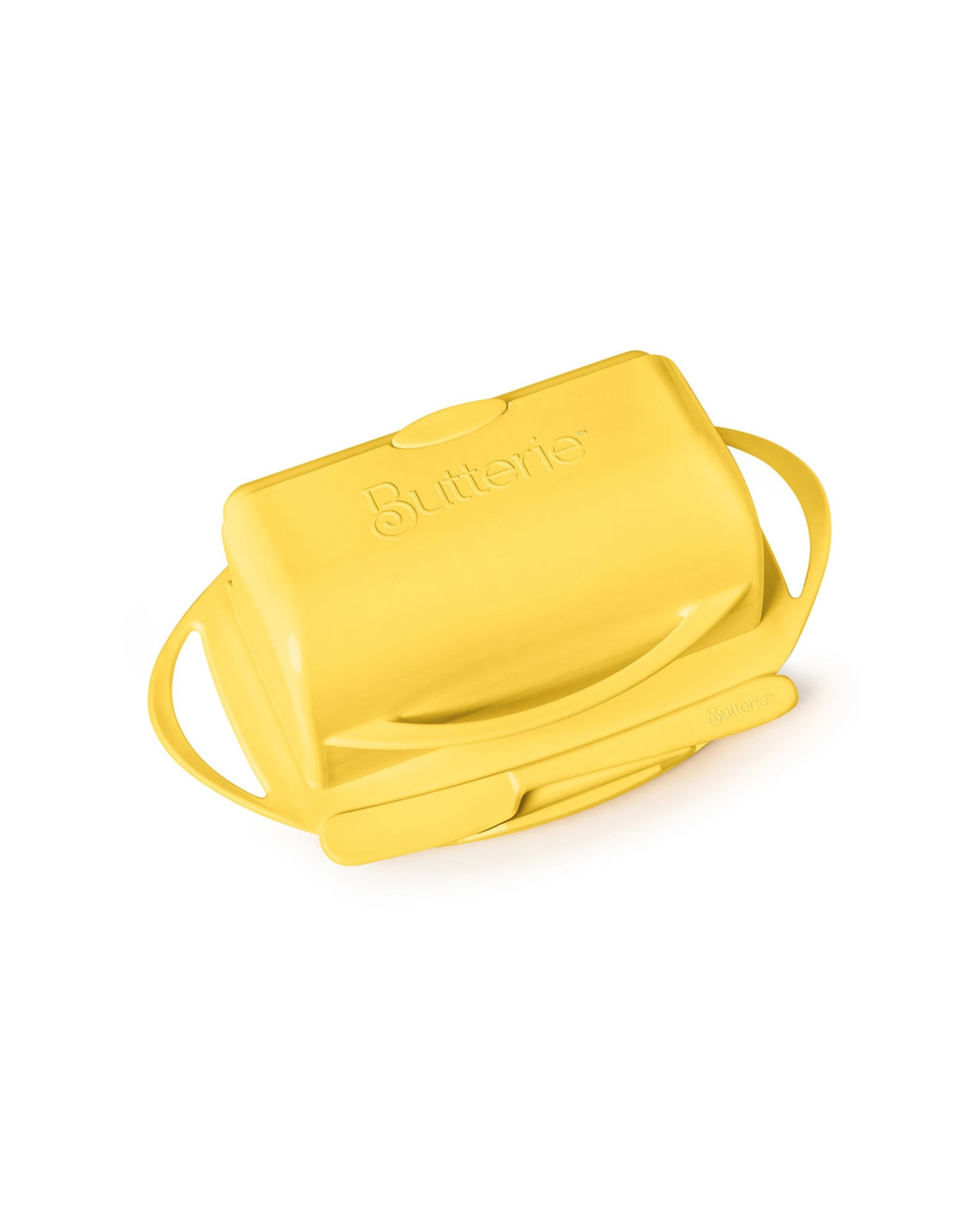 2 Butterie Flip Top Butter Dish Kitchen Storage 250g Capacity - Yellow, 2 of 7