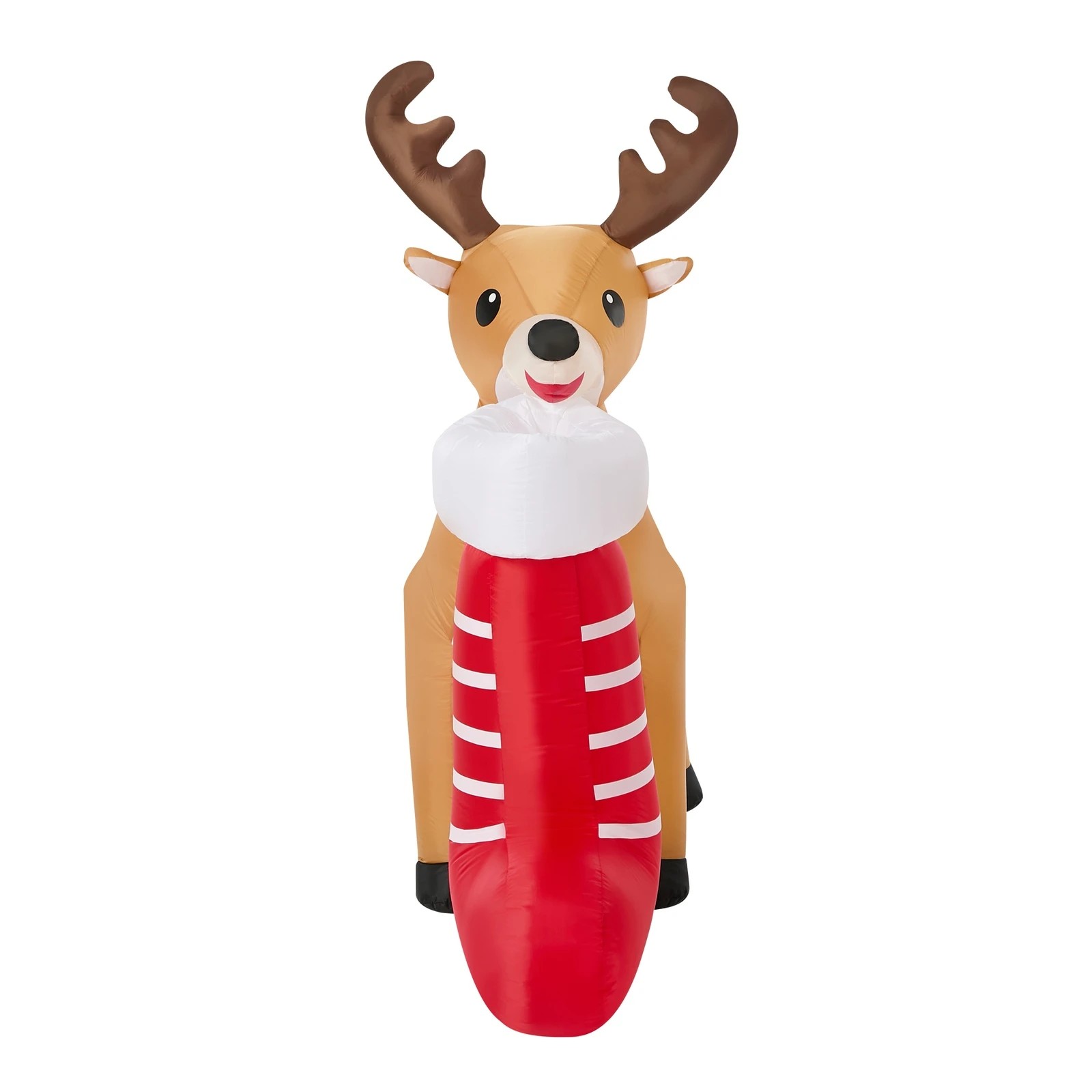 8 Tinseltown 1.8M Christmas Inflatable Reindeer LED Light Garden Decor Toy - Multi, 8 of 8