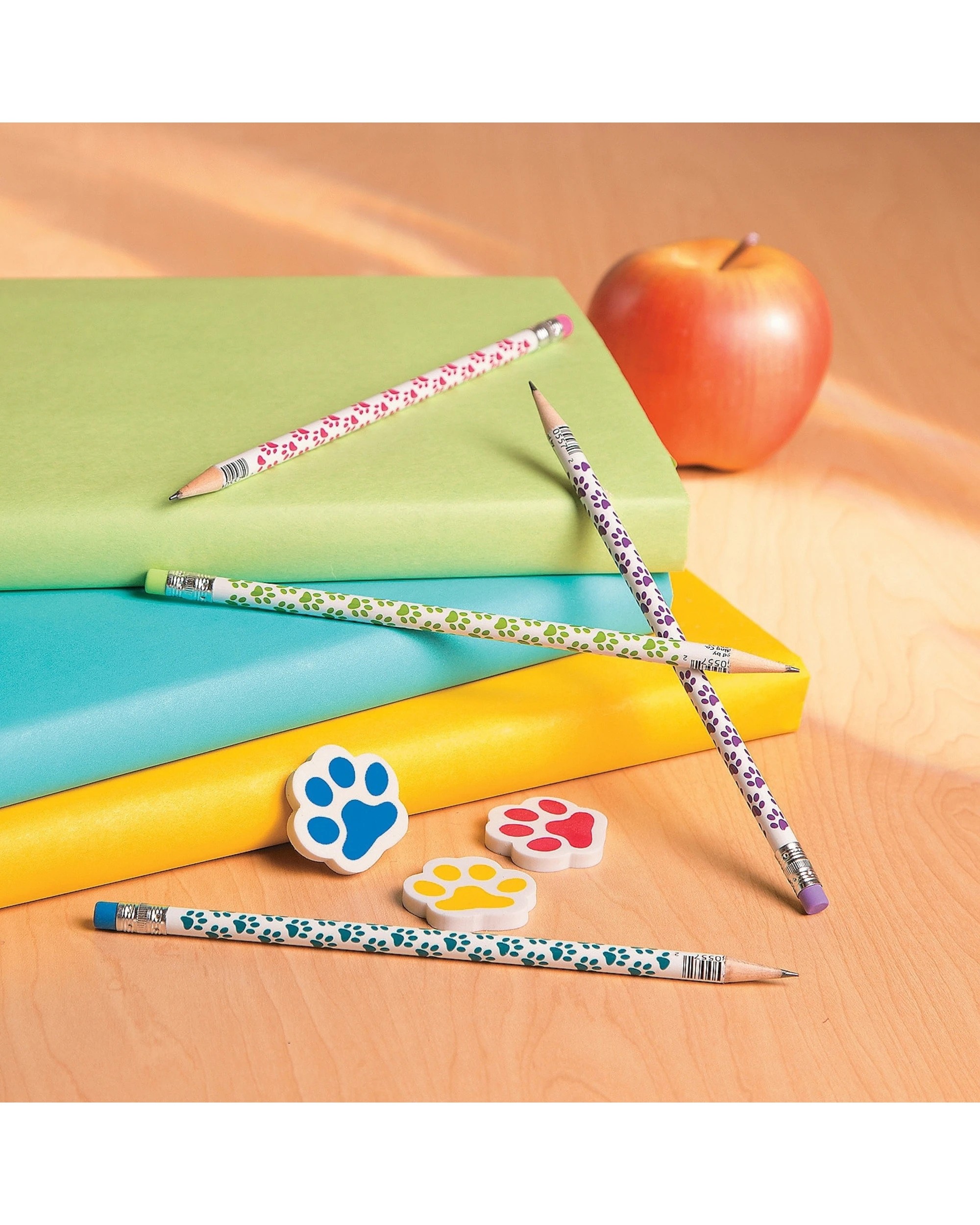 2 Fun Express Paw Print Erasers Pack of 12, 2 of 2