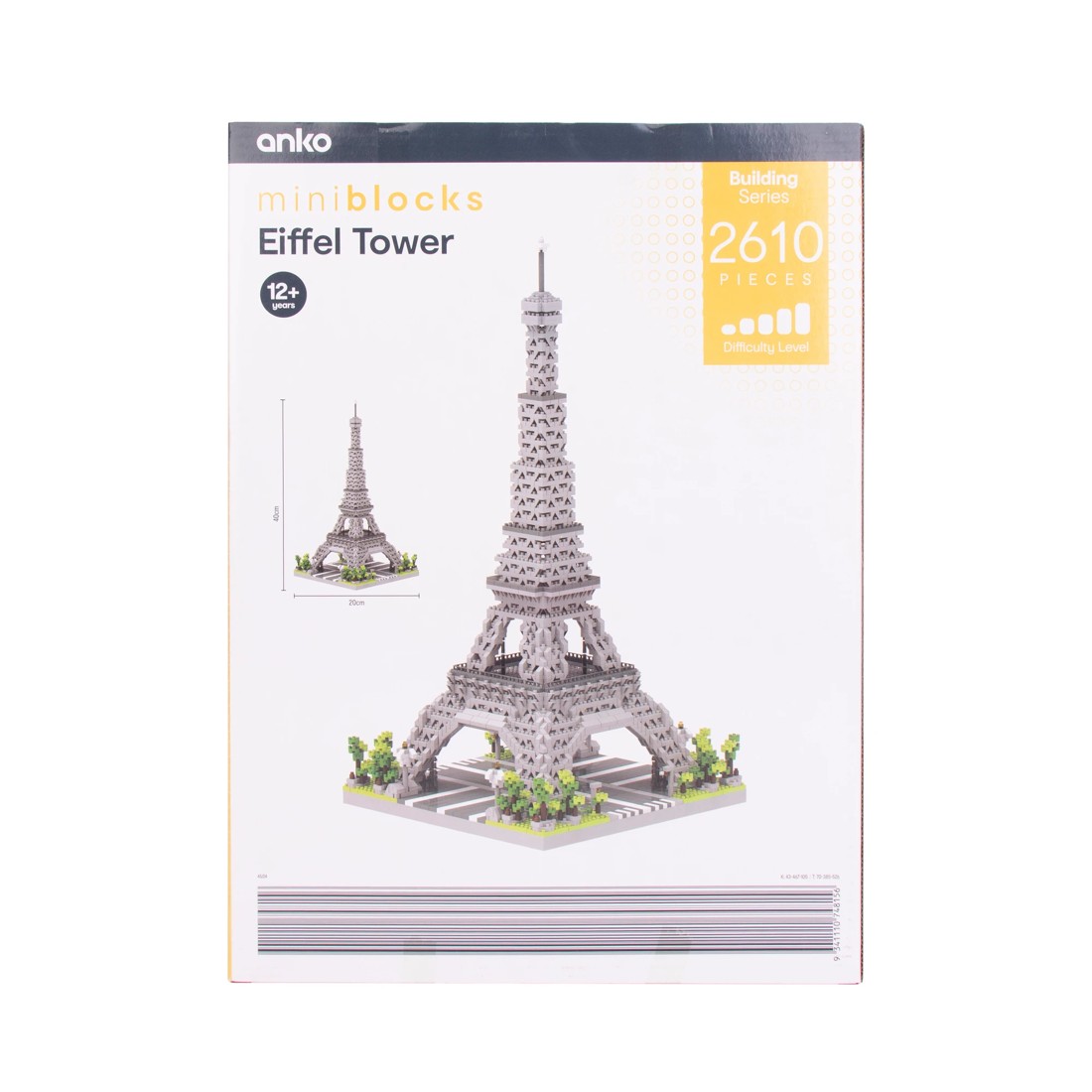 6 2610 Piece Mini Blocks Building Series: Eiffel Tower, 6 of 6