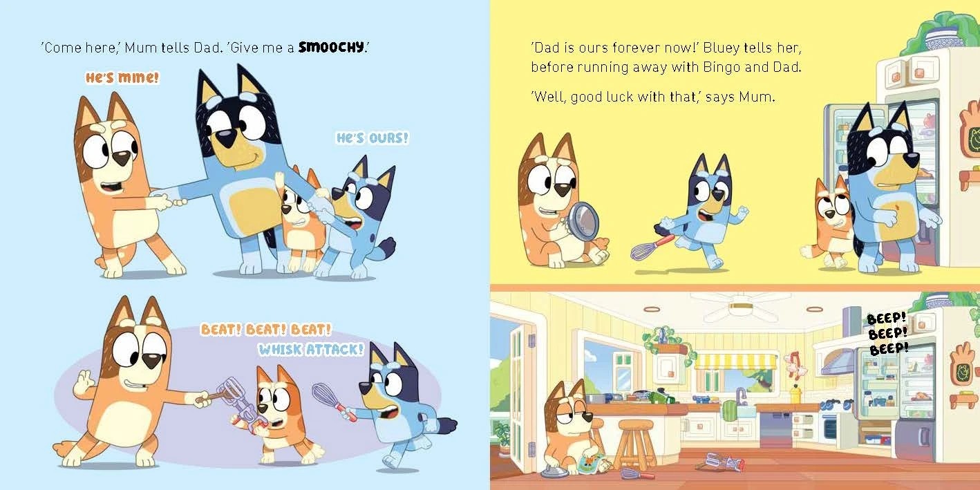 2 Bluey: Smoochy Kiss - Book, 2 of 4