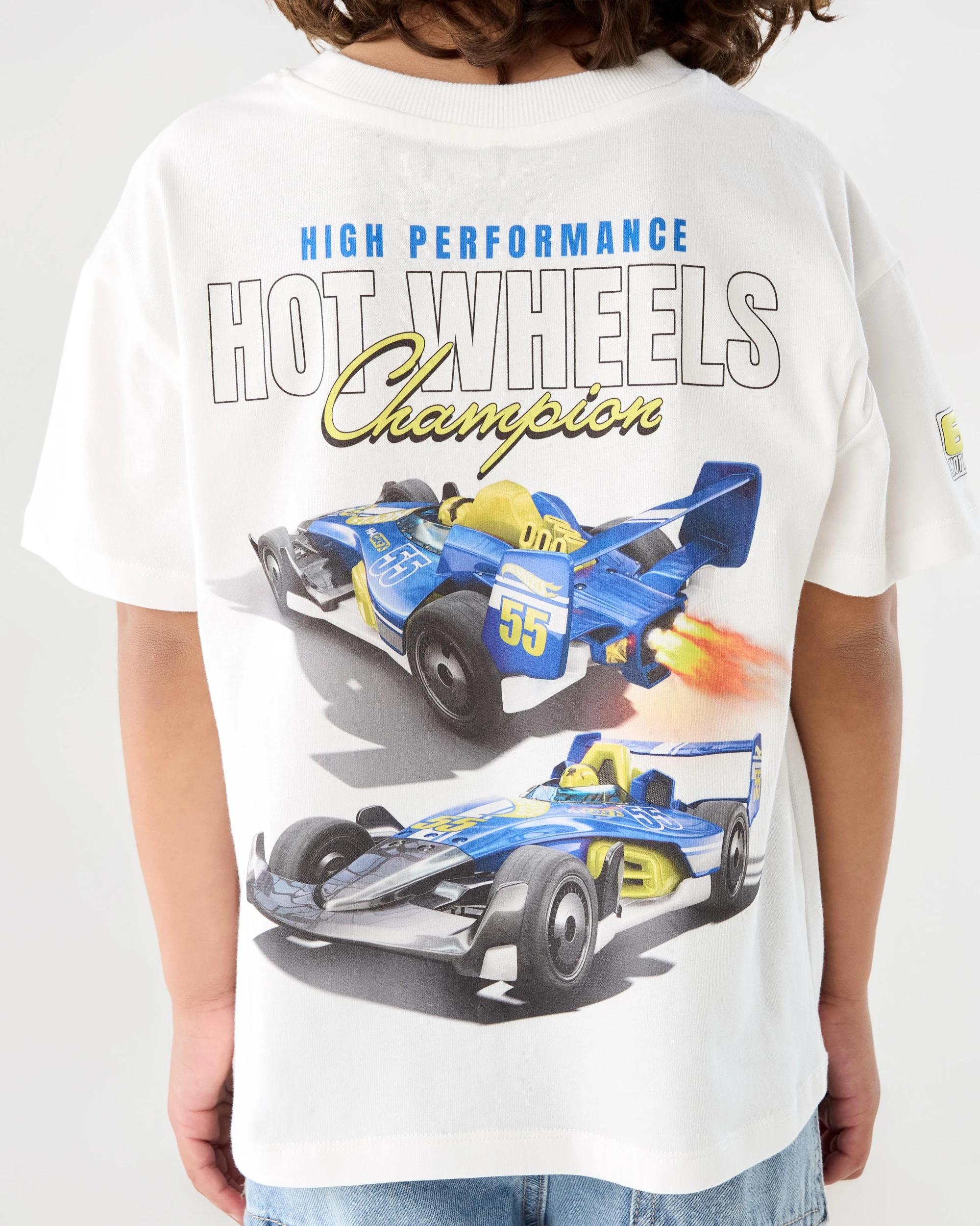 7 Hot Wheels License Oversized Printed T-shirt Hot Wheels, 7 of 9