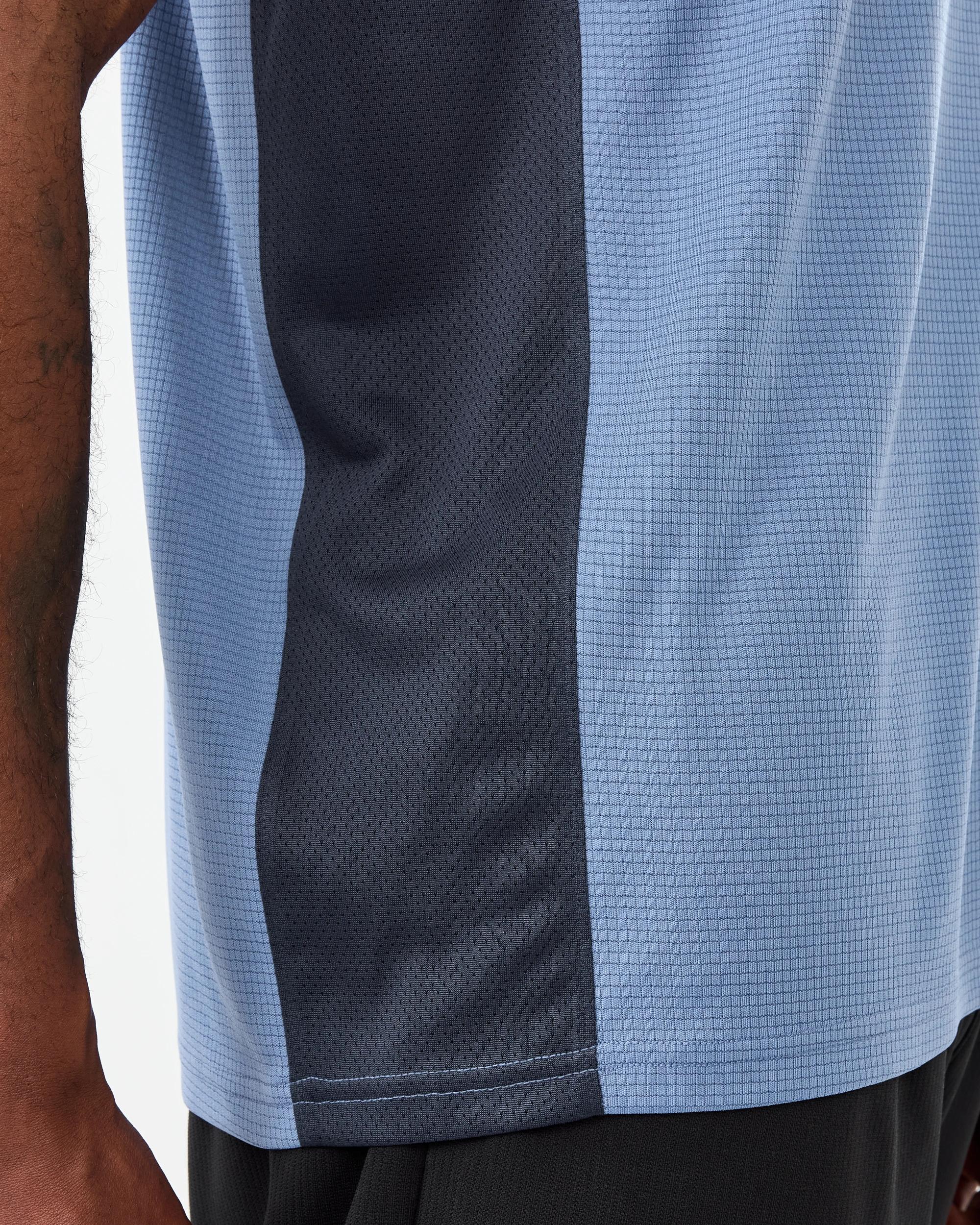 6 Active Mens Performance T-shirt Blue/navy, 6 of 7