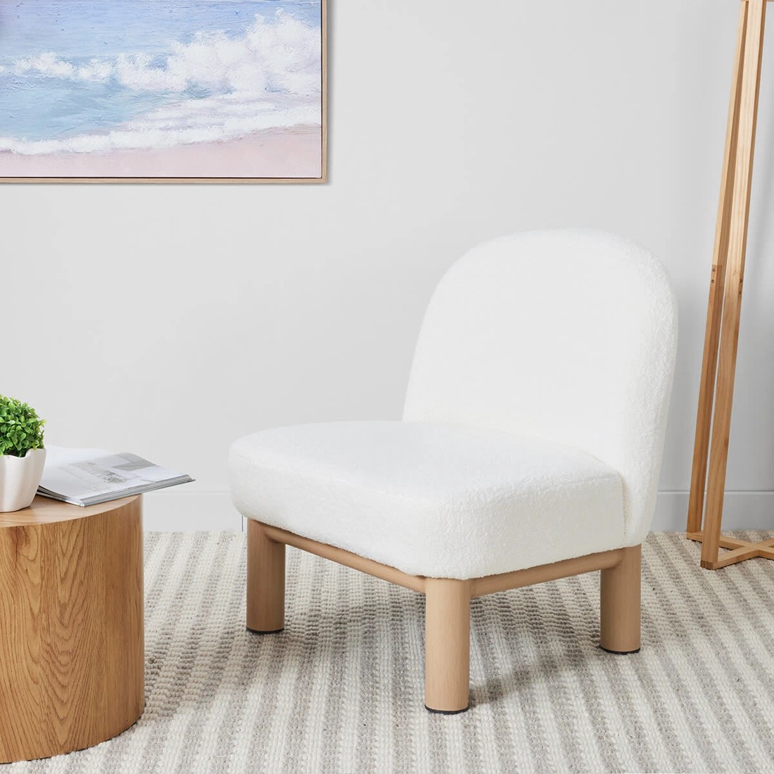 2 Remi Boucle Lounge Chair, 2 of 10