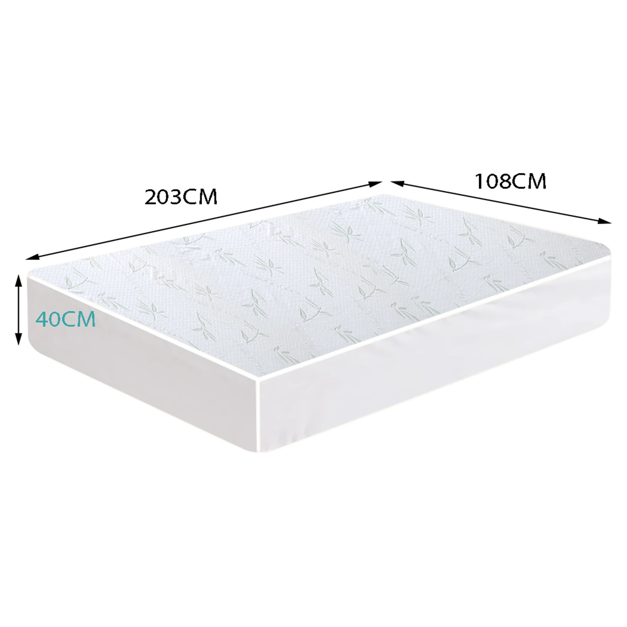3 Dreamz Mattress Protector Fitted Cover King Single, 3 of 6