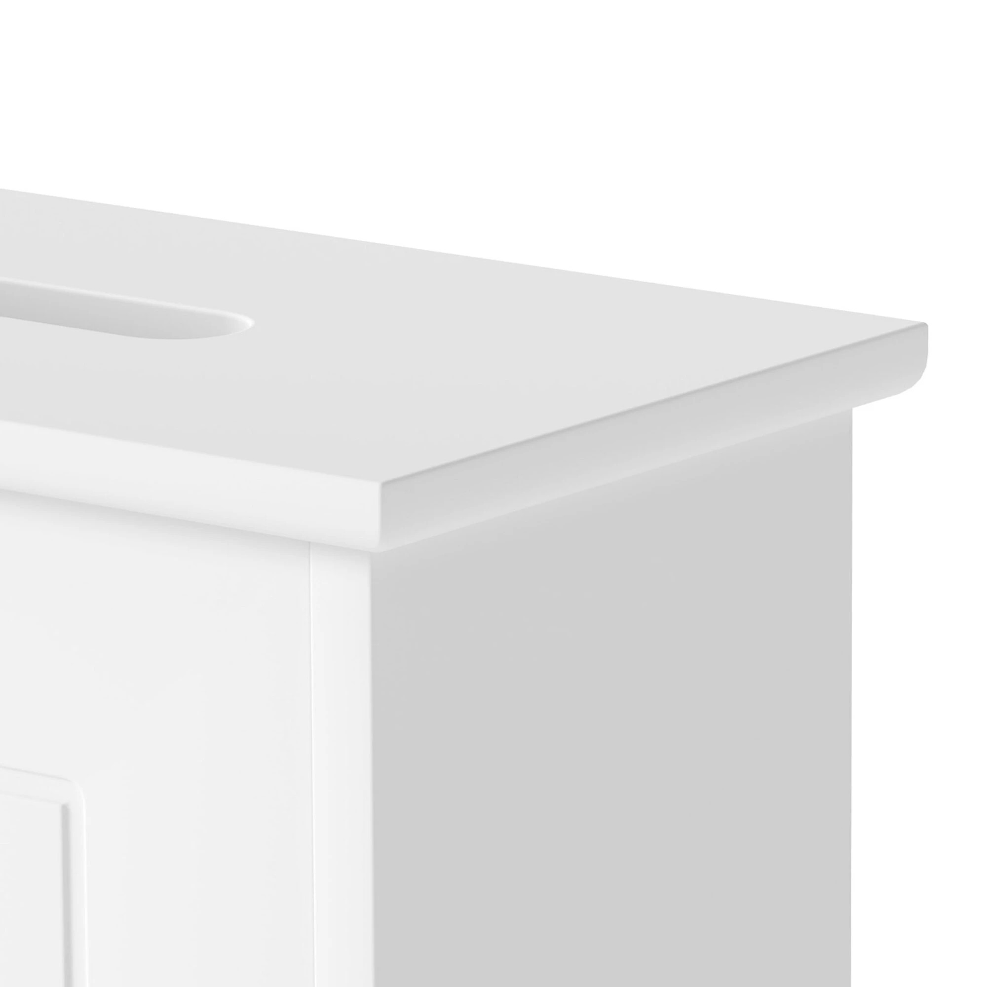 4 Levede Bathroom Storage Box Lid Slim Toilet Paper Storage Organiser Container, 4 of 9