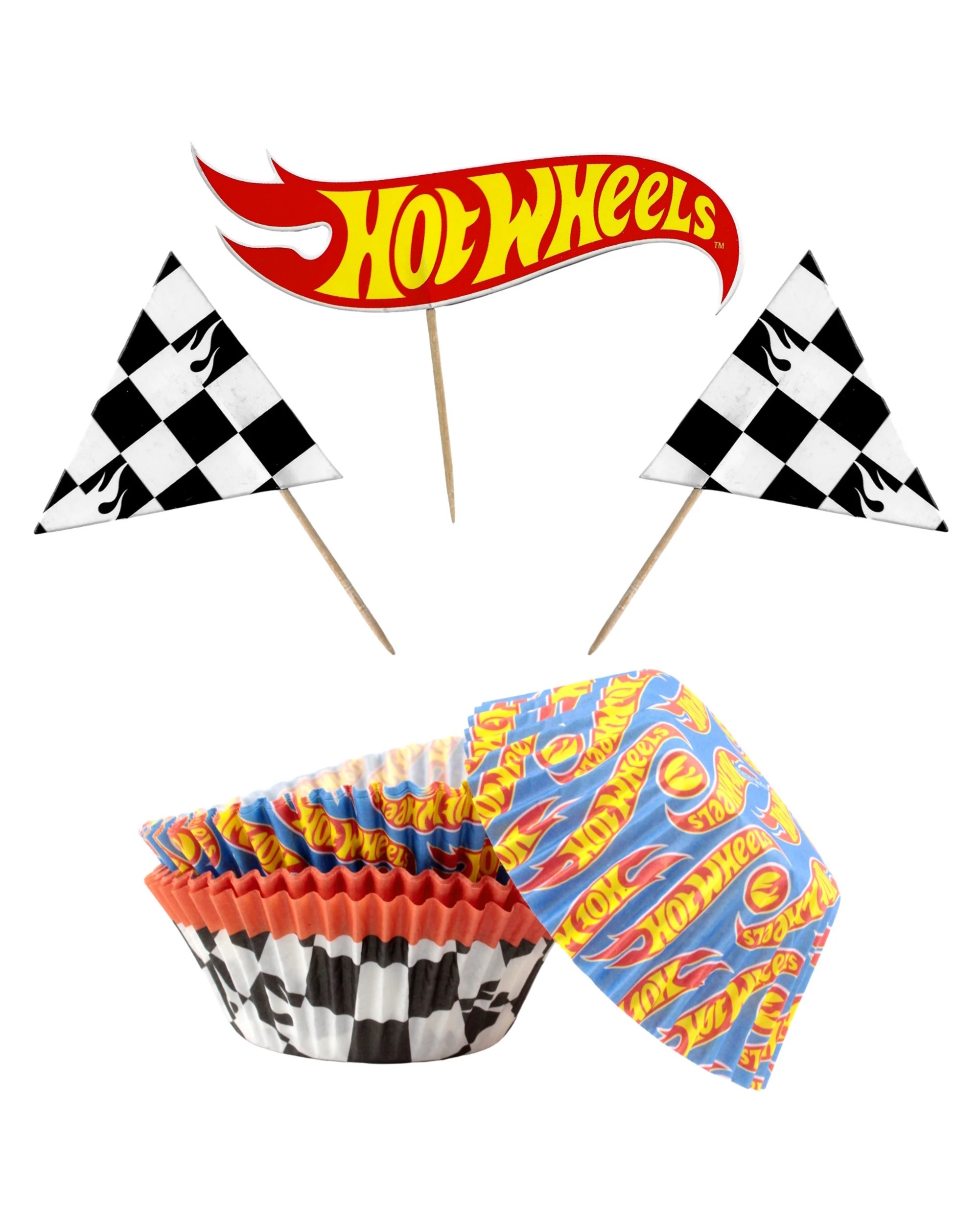 1 Hot Wheels Hot Wheels Cupcake Decorating Kit Pack of 24, 1 of 3